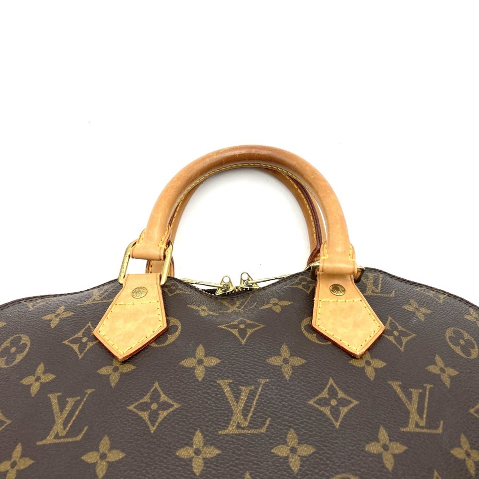 Louis Vuitton Brown Monogram Canvas Handbag (Pre-Owned)
