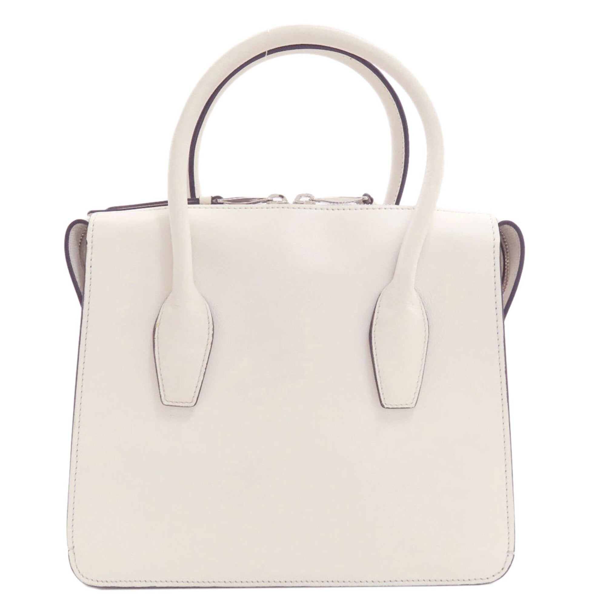 Tod's White Leather Handbag (Pre-Owned)