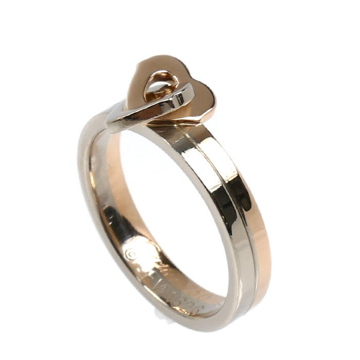 Cartier Pink Gold (18K) White Gold (18K) Band Ring (Pre-Owned)