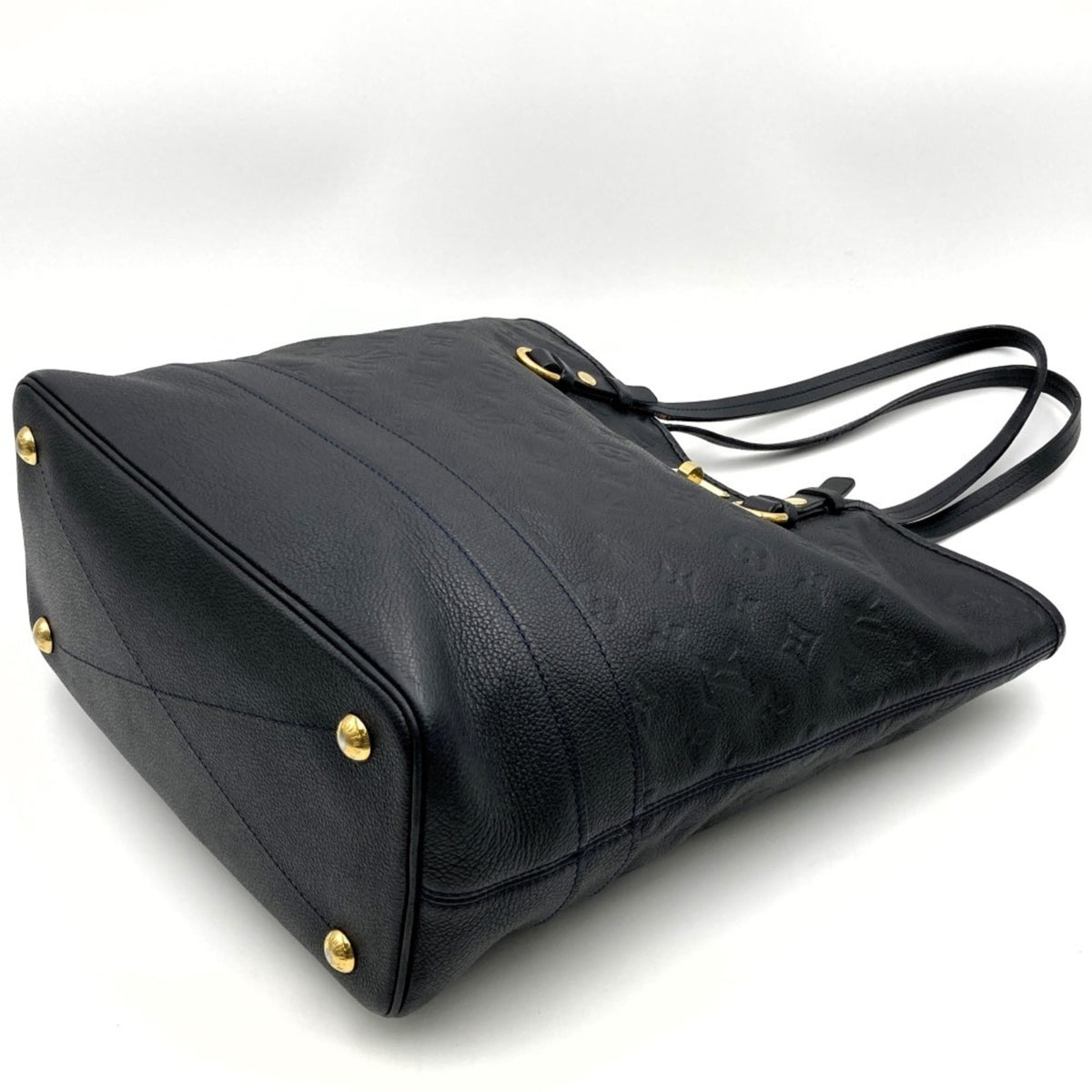 Louis Vuitton Black Infini Monogram Monogram Empreinte Pouch Shoulder Bag Tote Bag (Pre-Owned)