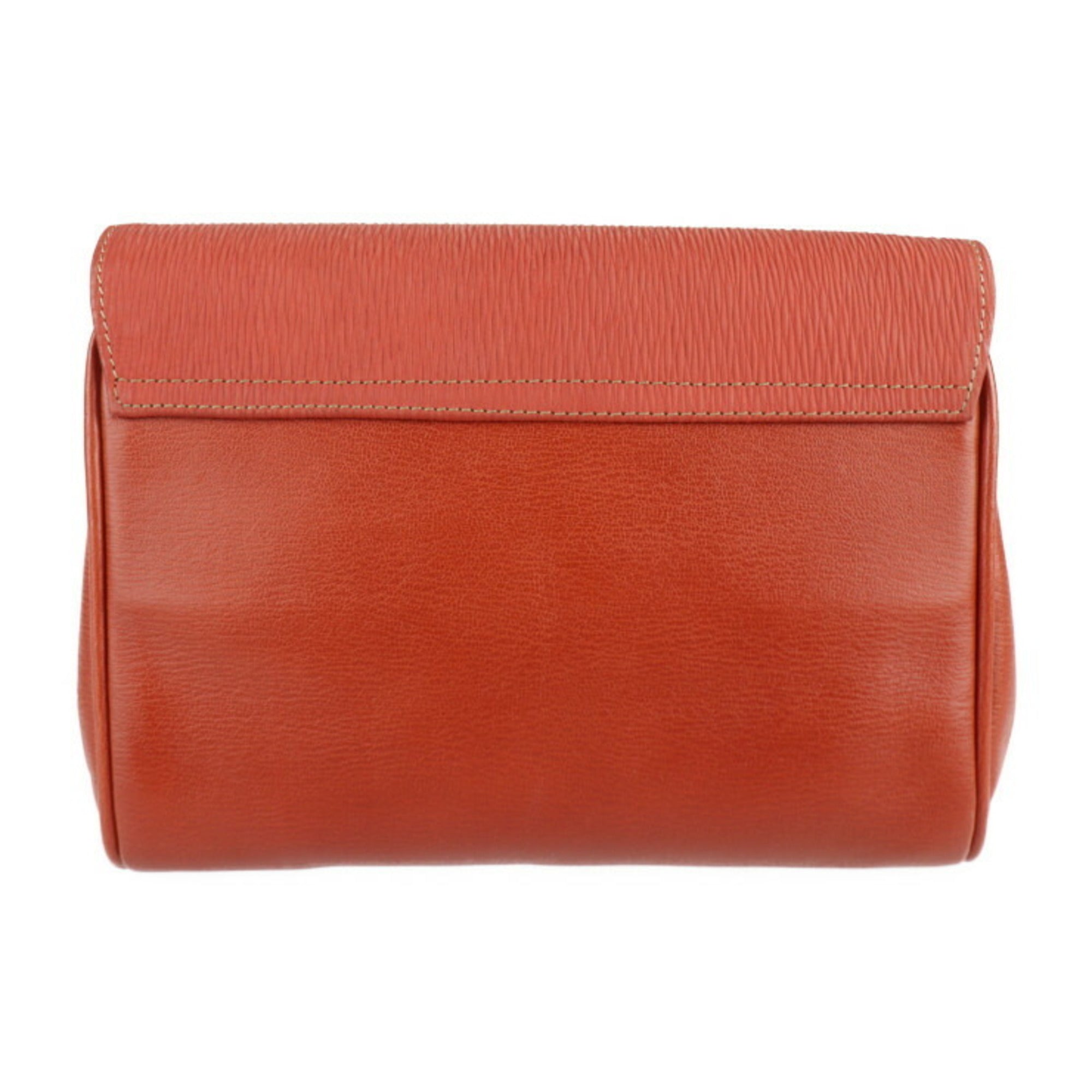 Loewe Leather Clutch Bag Handbag (Pre-Owned)
