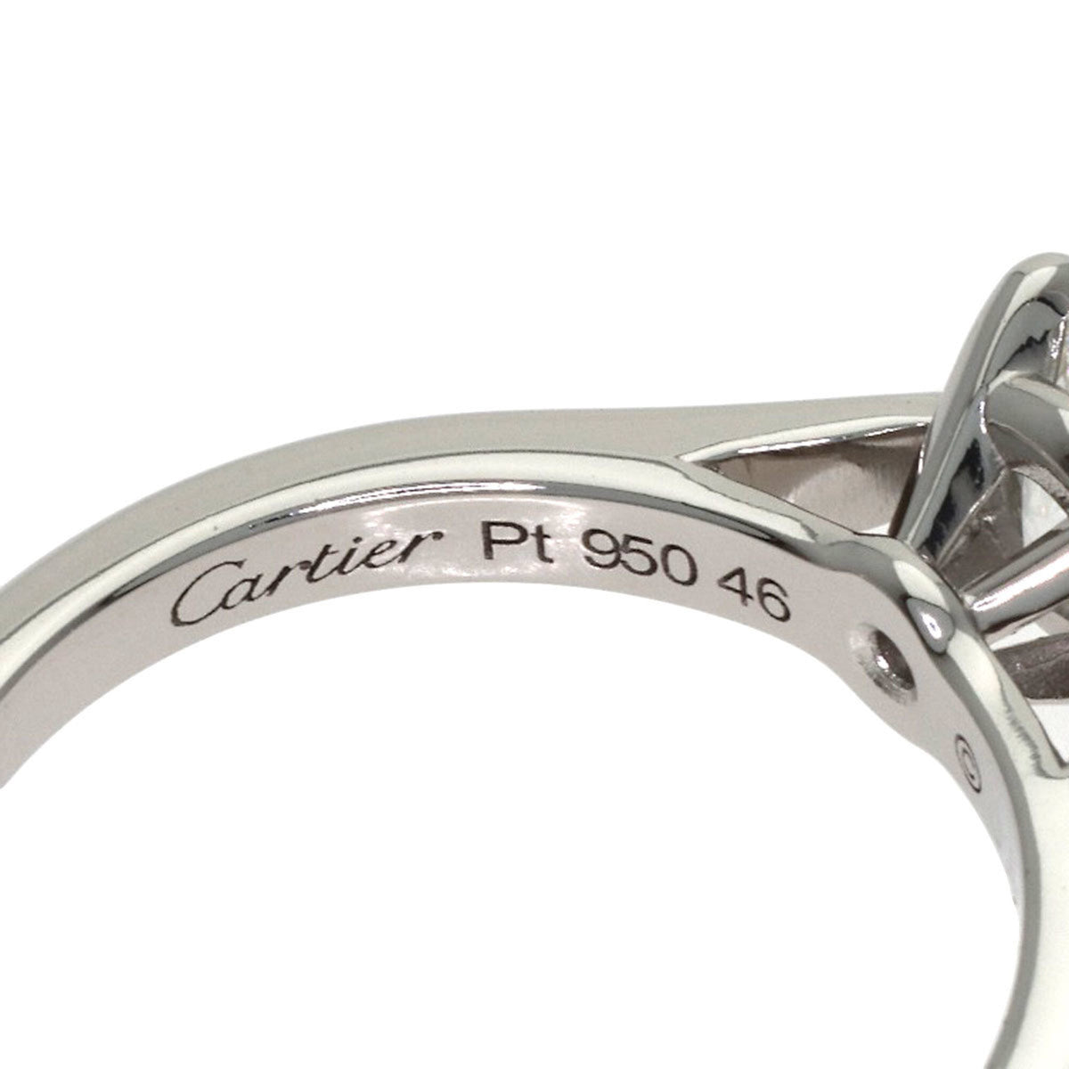 Cartier Platinum 950 Band Ring (Pre-Owned)