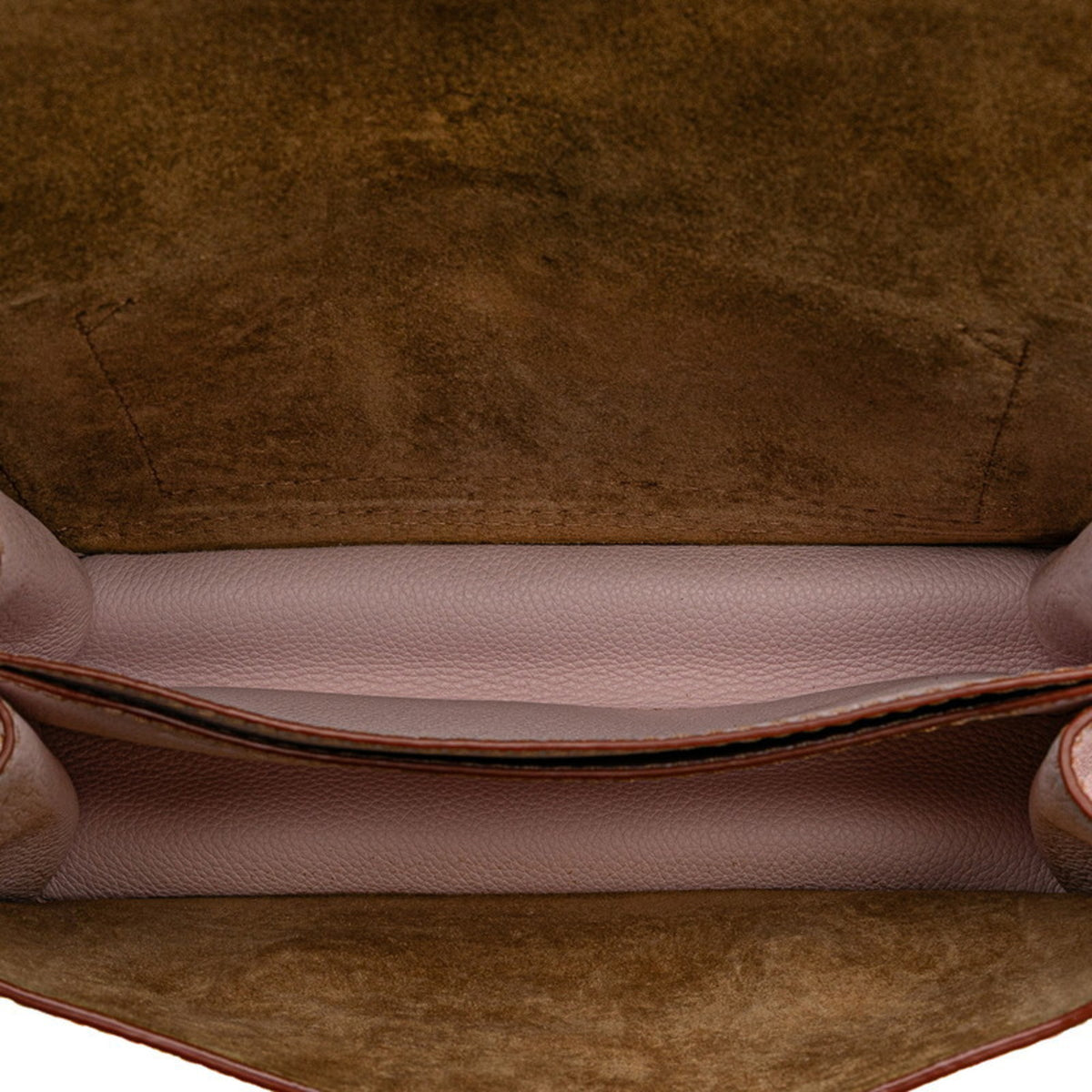 Loewe Barcelona Brown Pink Leather Shoulder Bag (Pre-Owned)