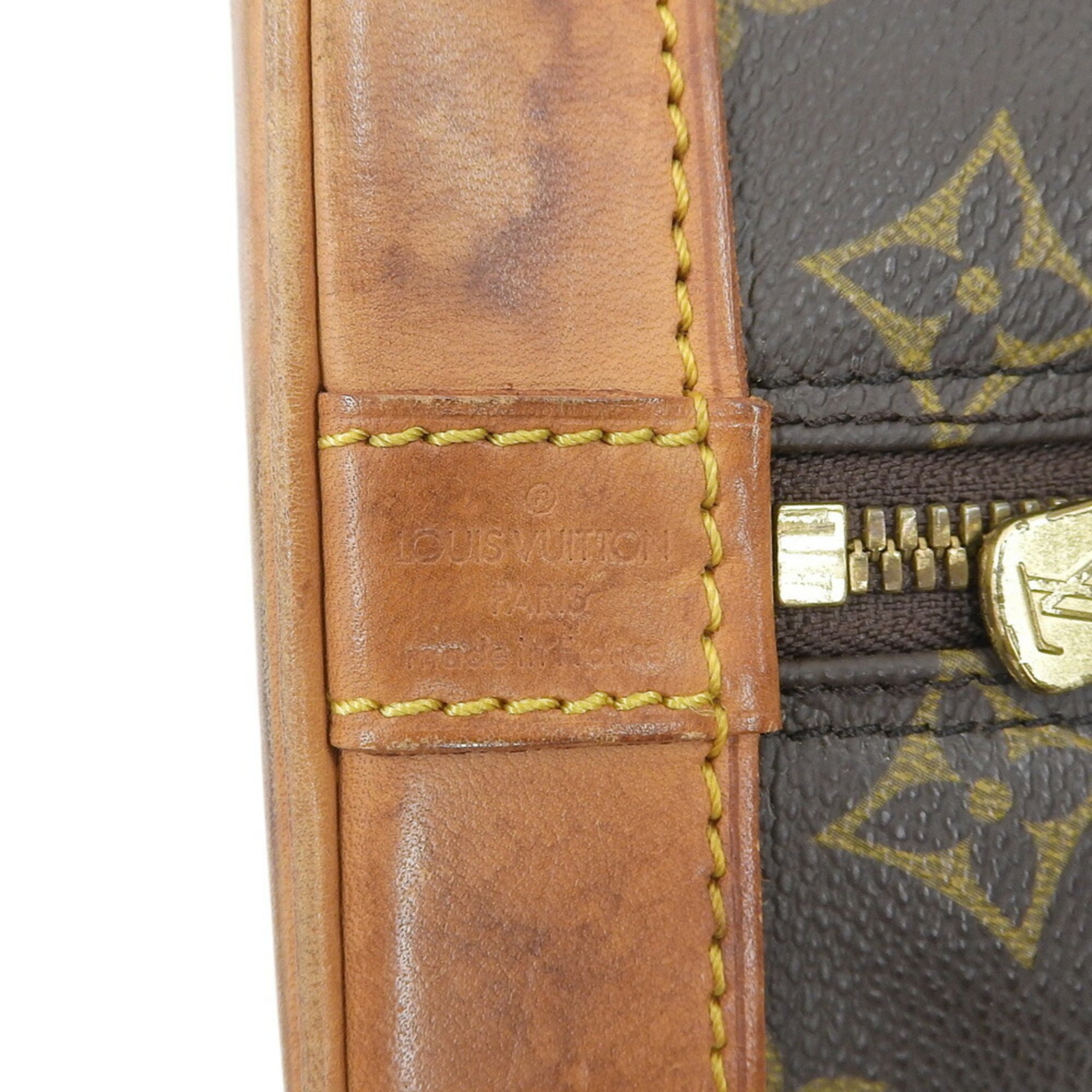 Louis Vuitton Brown Monogram Pvc Leather Handbag (Pre-Owned)