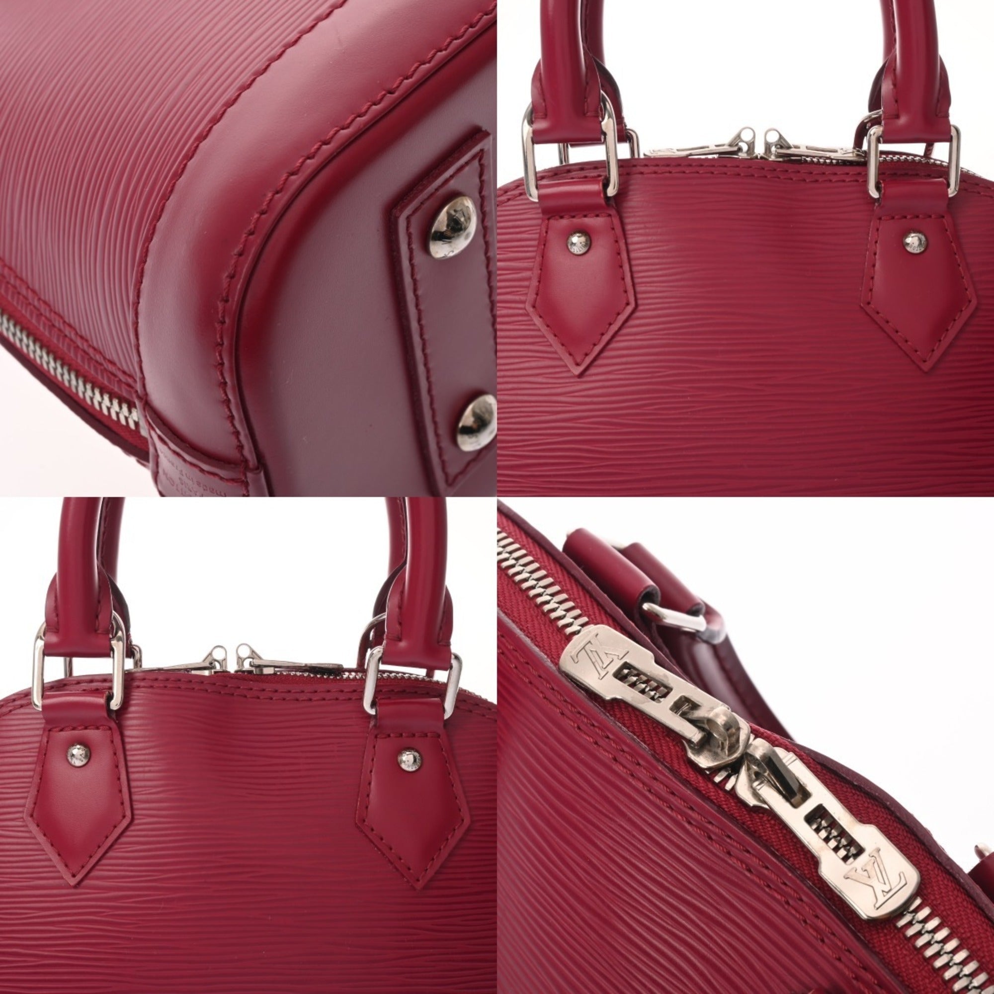 Louis Vuitton Fuchsia Leather Handbag (Pre-Owned)