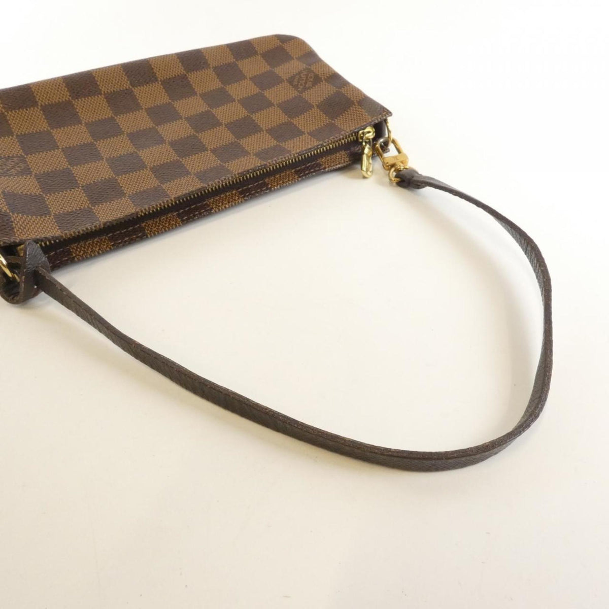 Louis Vuitton Brown Coated Canvas Pouch (Pre-Owned)