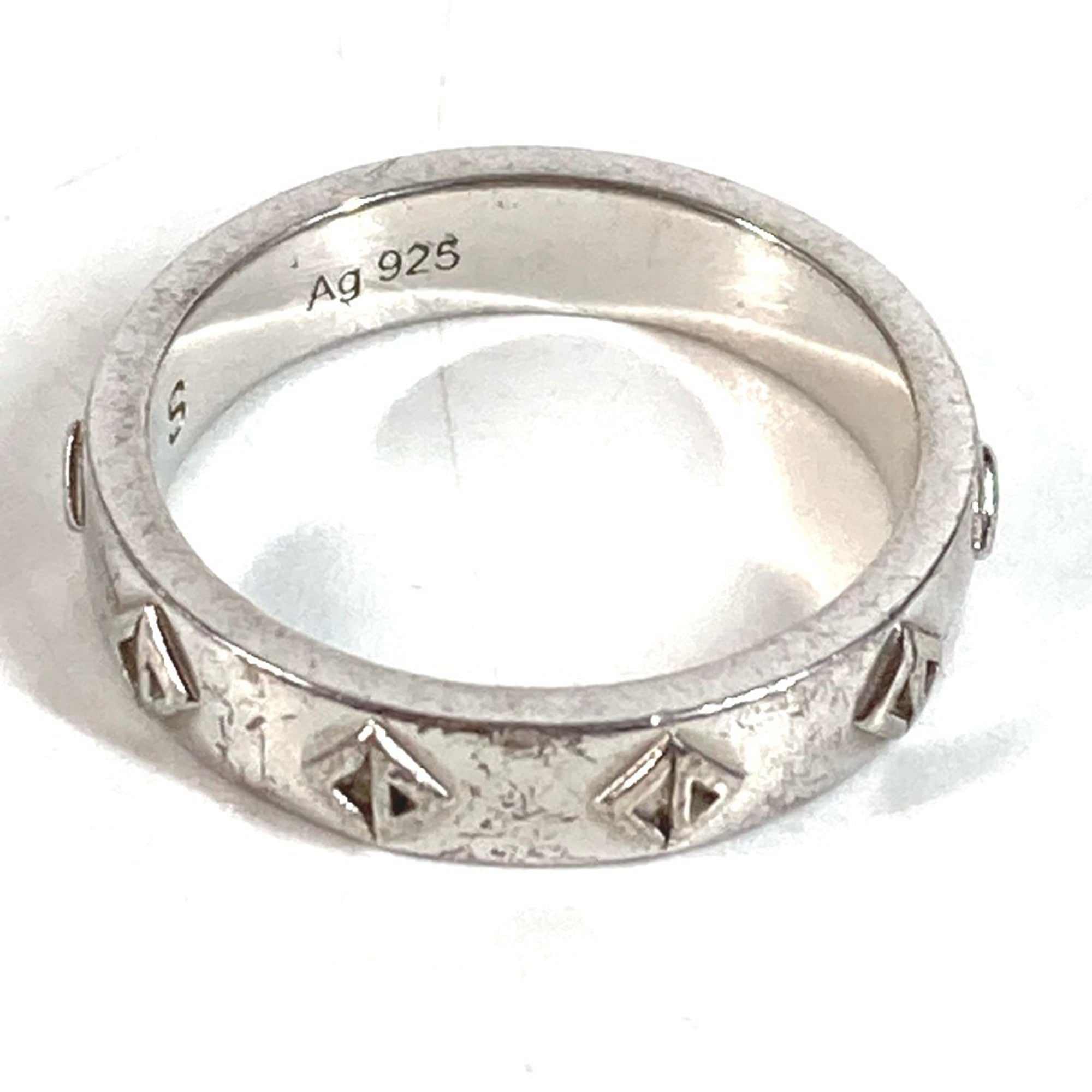 Christian Dior Silver Silver 925 Band Ring (Pre-Owned)