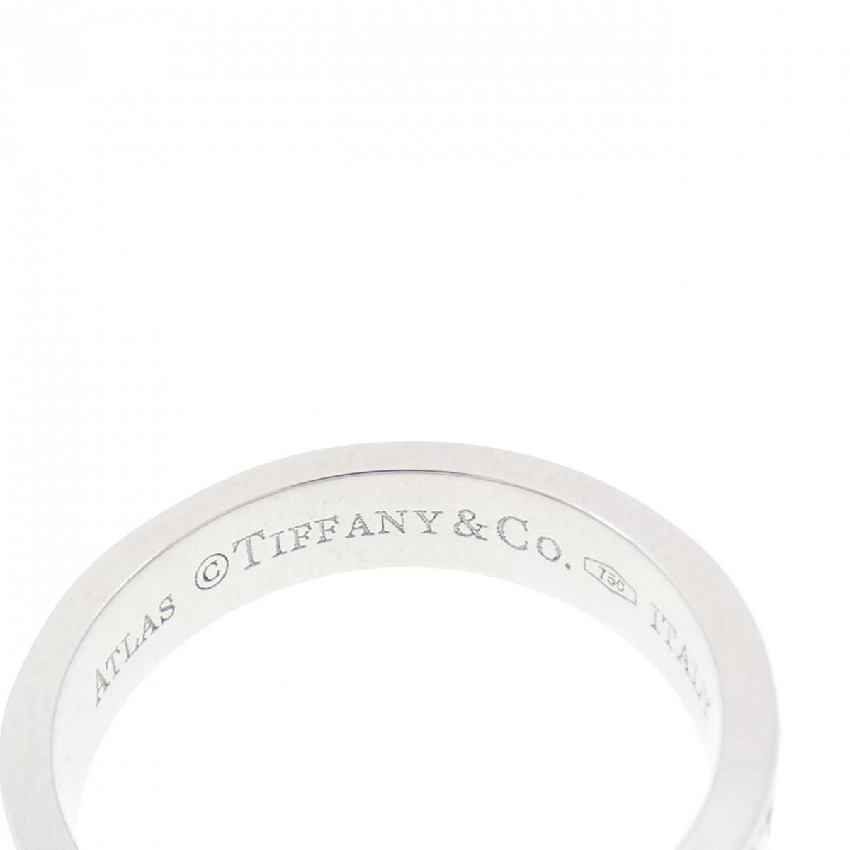 Tiffany White Gold (18K) Band Ring (Pre-Owned)