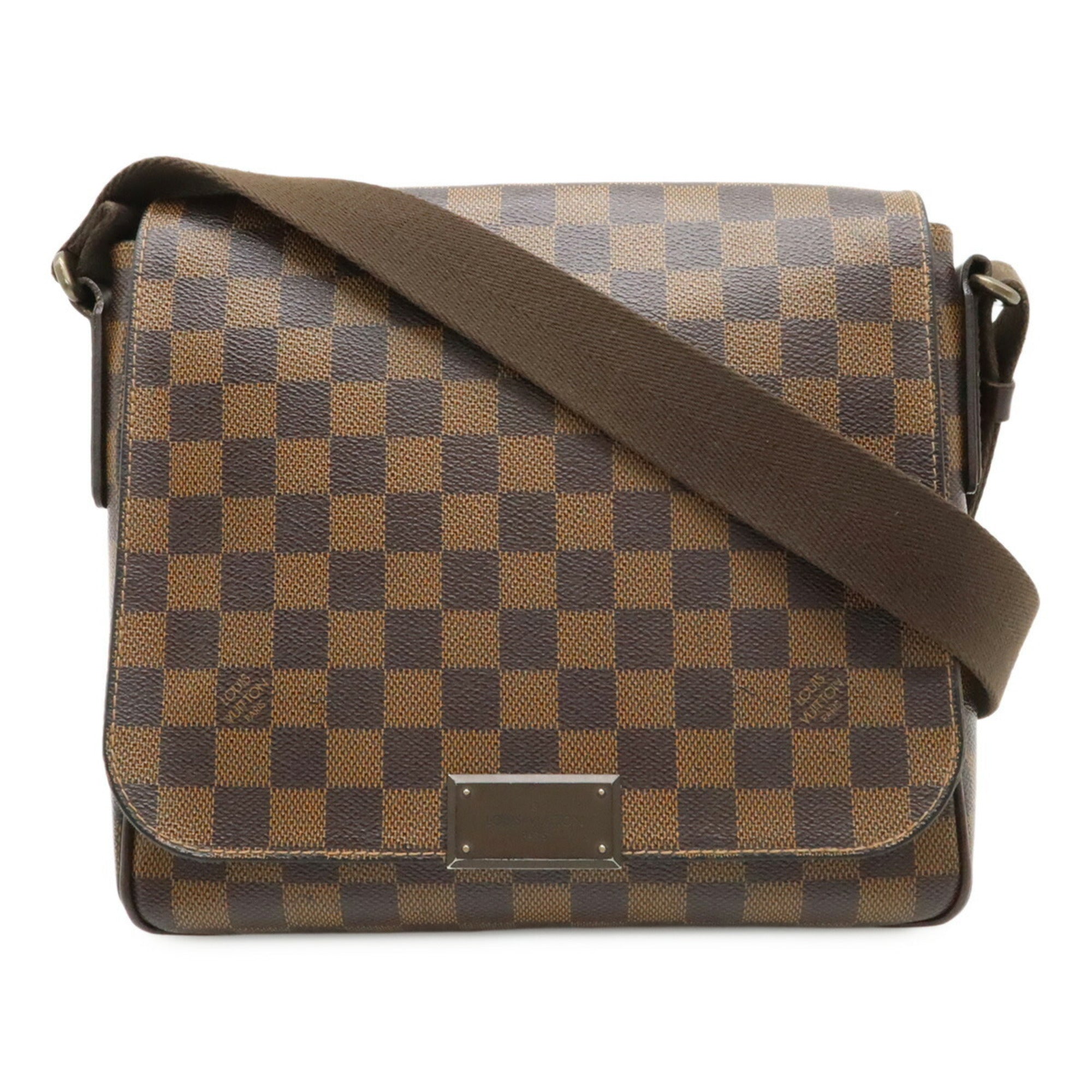 Louis Vuitton Brown Damier Canvas Pvc Shoulder Bag (Pre-Owned)