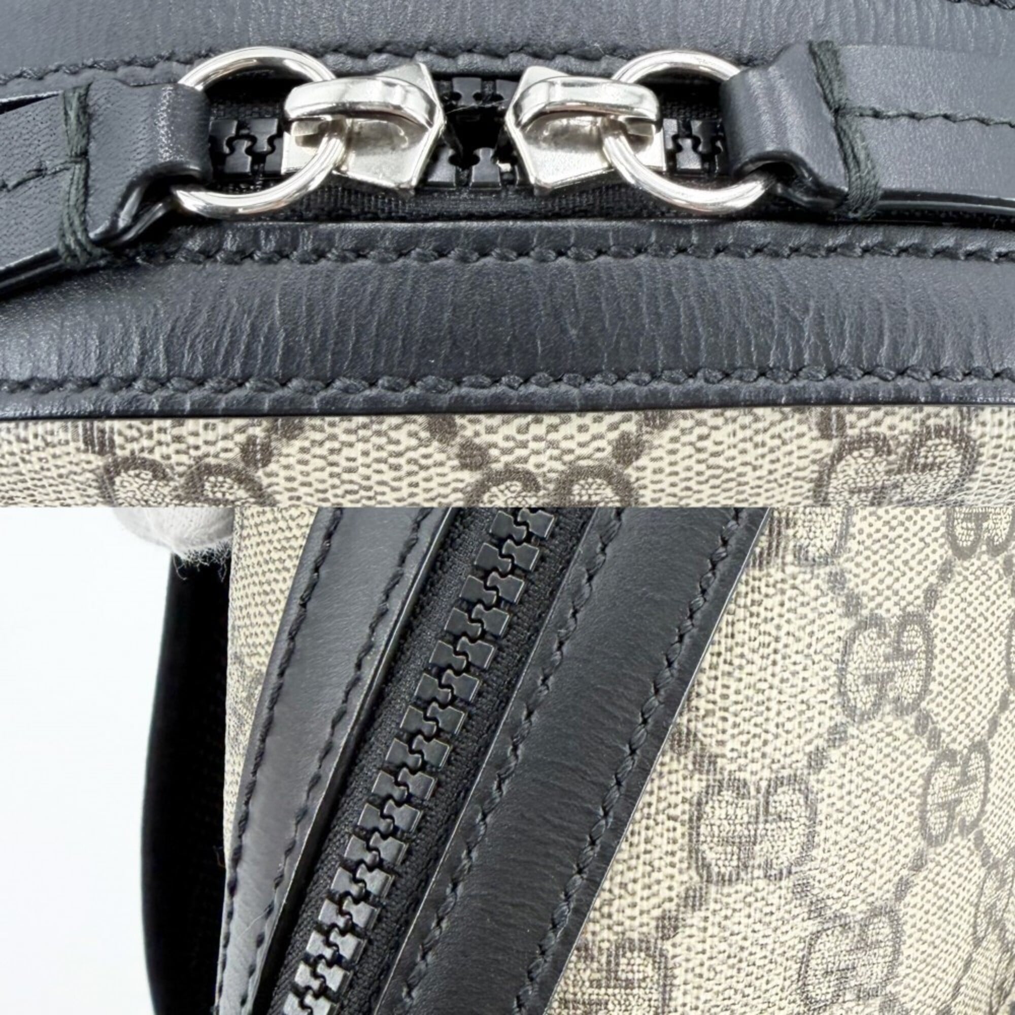 Gucci Beige Black Brown Gg Supreme (Pre-Owned)