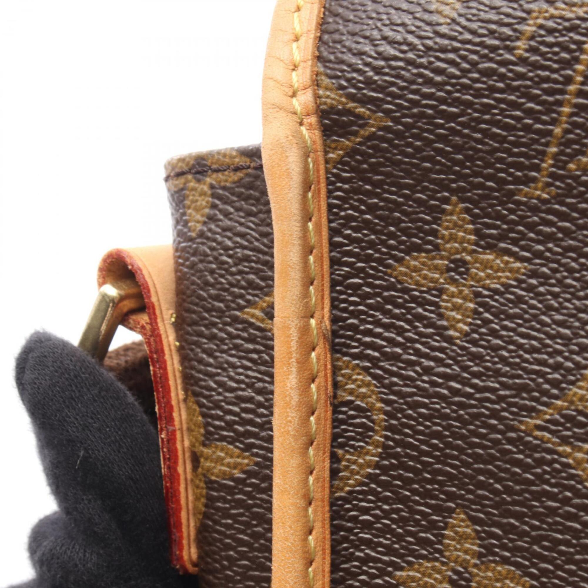 Louis Vuitton Brown Monogram Handbag Shoulder Bag (Pre-Owned)