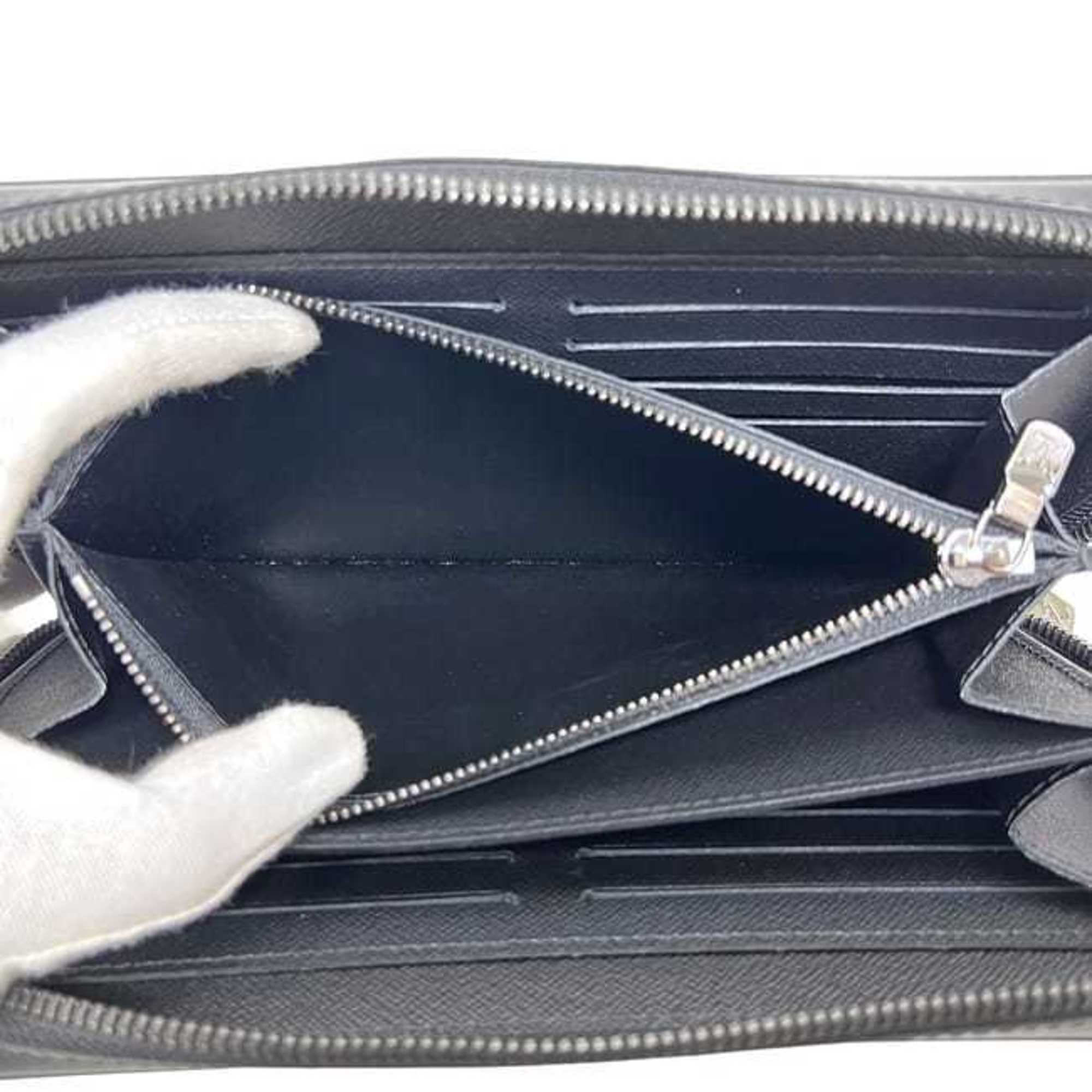 Louis Vuitton Black Monogram Eclipse Monogram Eclipse Long Wallet (Bi-Fold) (Pre-Owned)