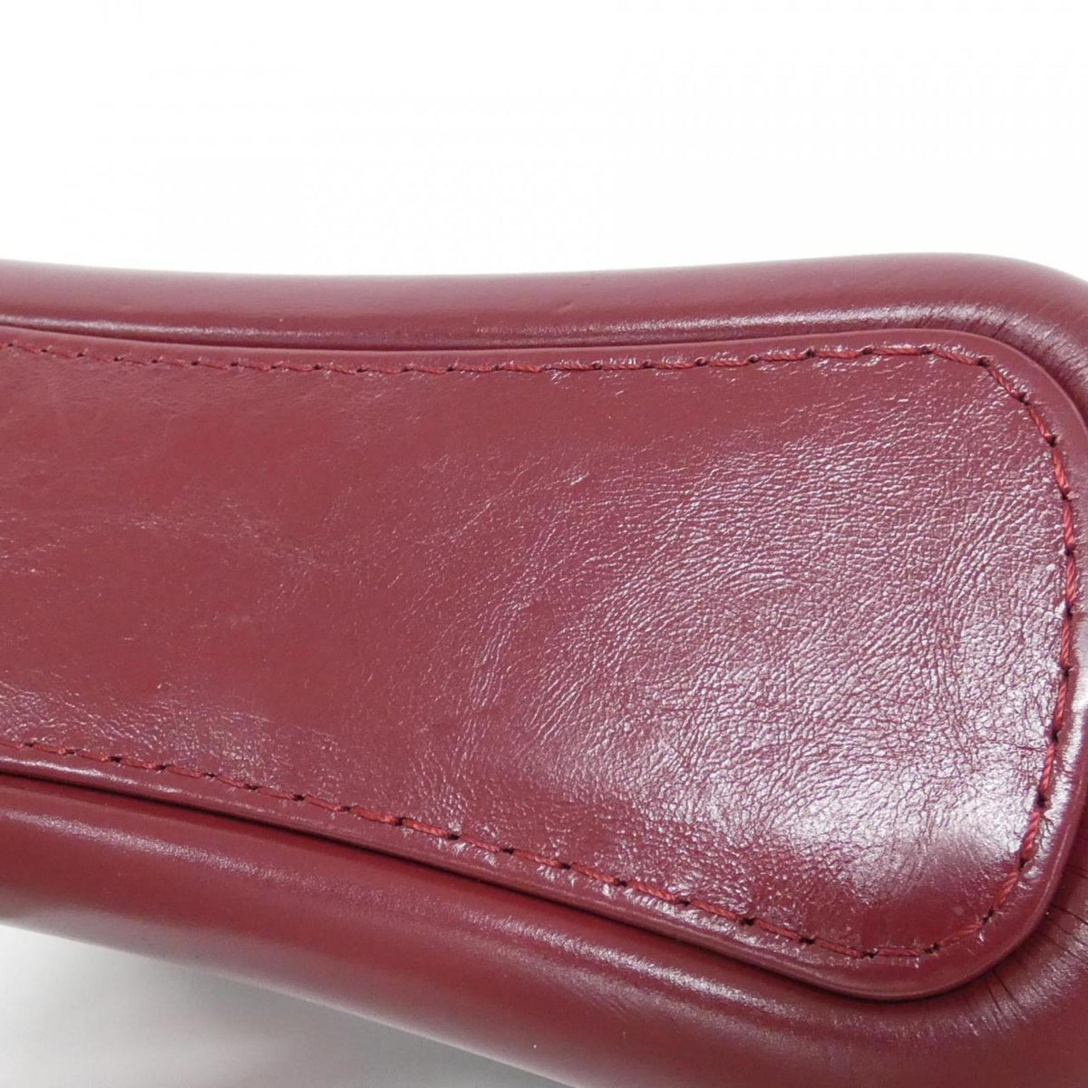 Chanel Black Red Color Canvas Leather Shoulder Bag (Pre-Owned)