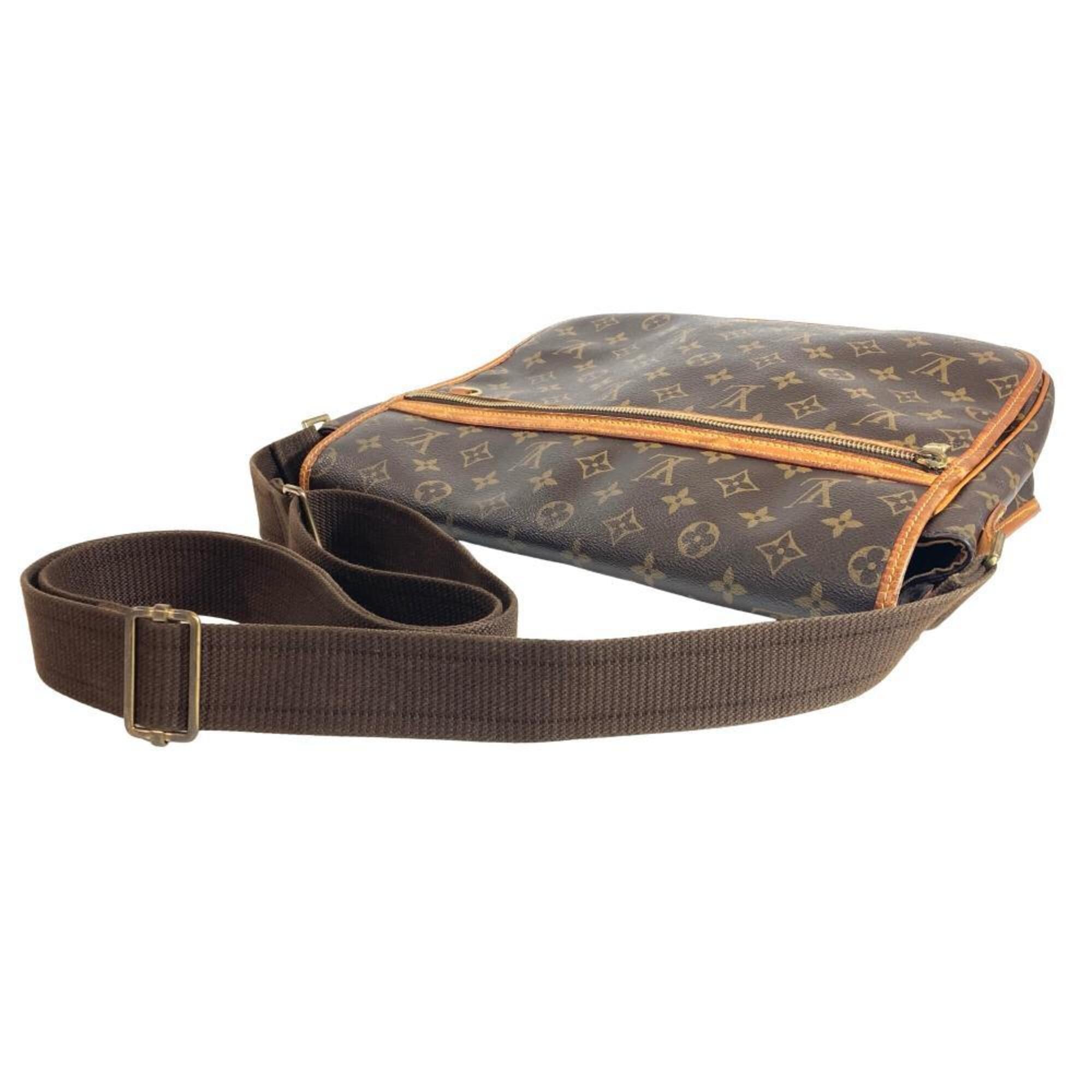 Louis Vuitton Brown Monogram Canvas Messenger Bag Shoulder Bag (Pre-Owned)