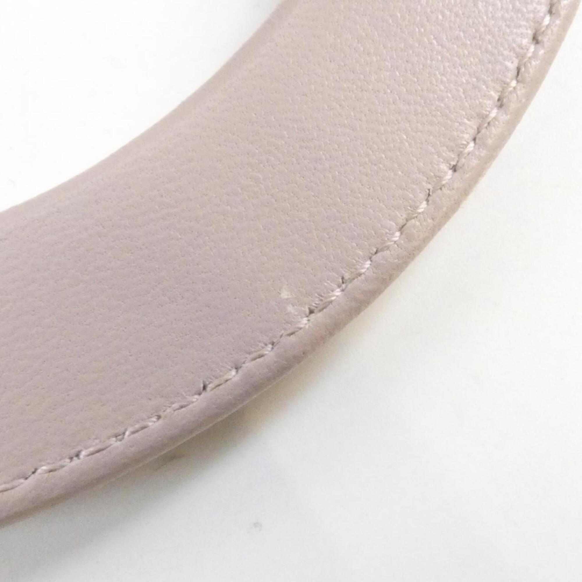 Christian Dior Gray Pink Leather Handbag (Pre-Owned)