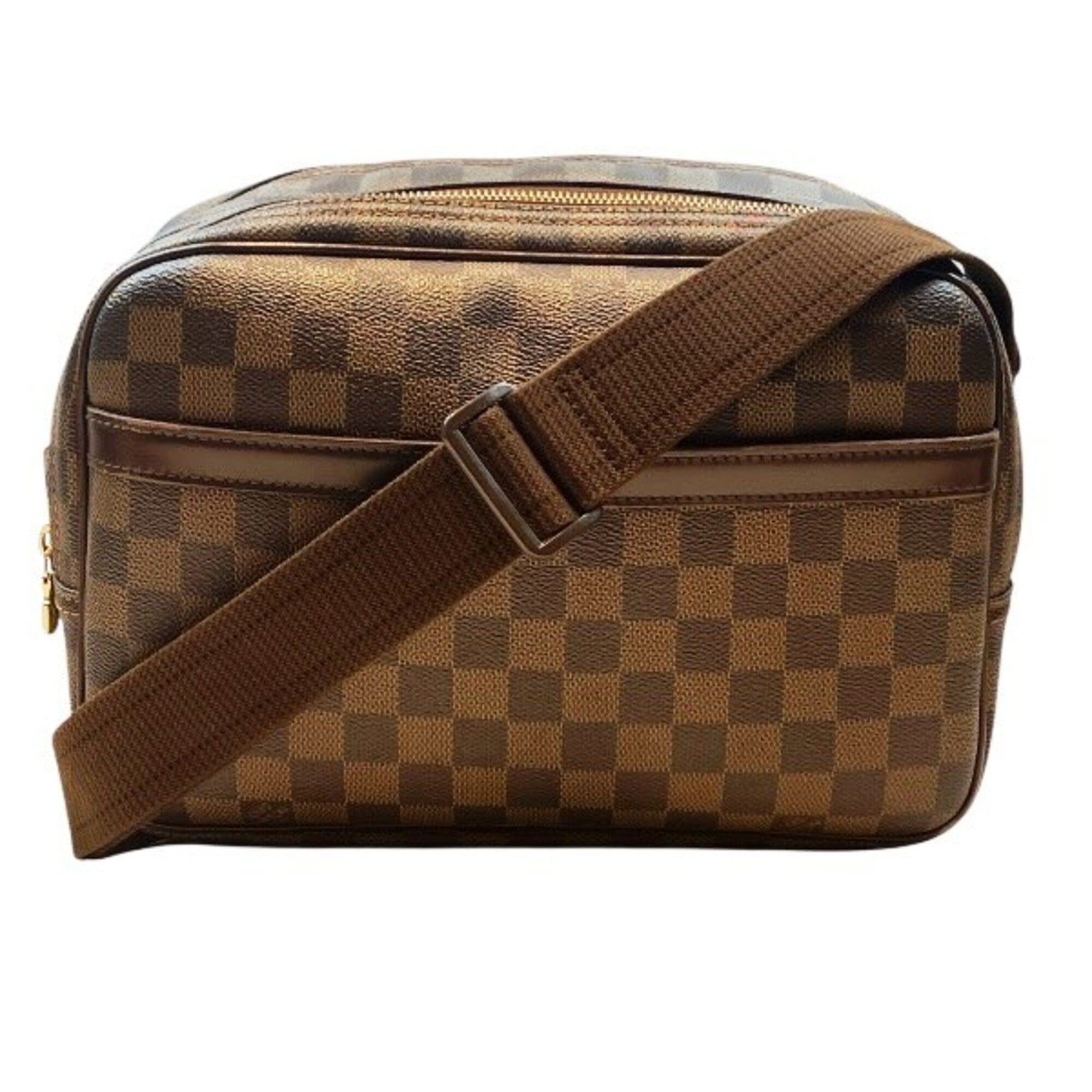 Louis Vuitton Brown Handbag Shoulder Bag (Pre-Owned)