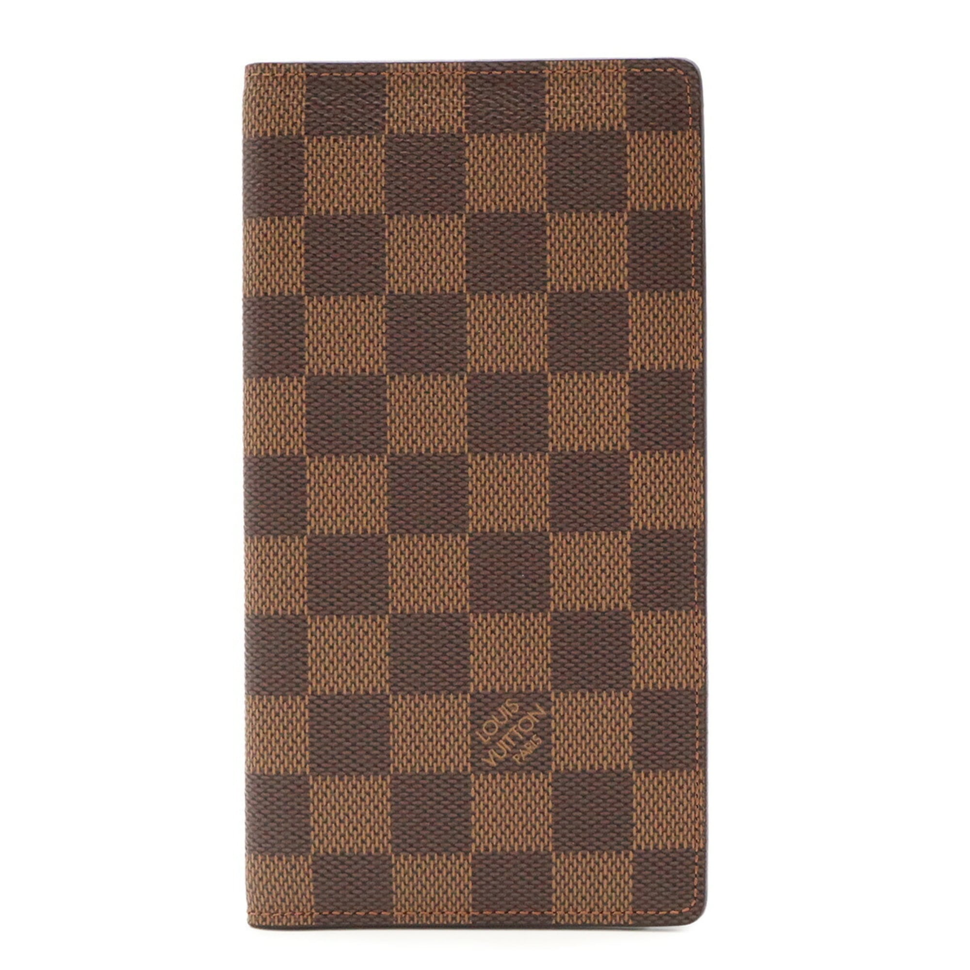 Louis Vuitton Brown Pvc Coated Canvas Long Bill Wallet (Bi-Fold) (Pre-Owned)