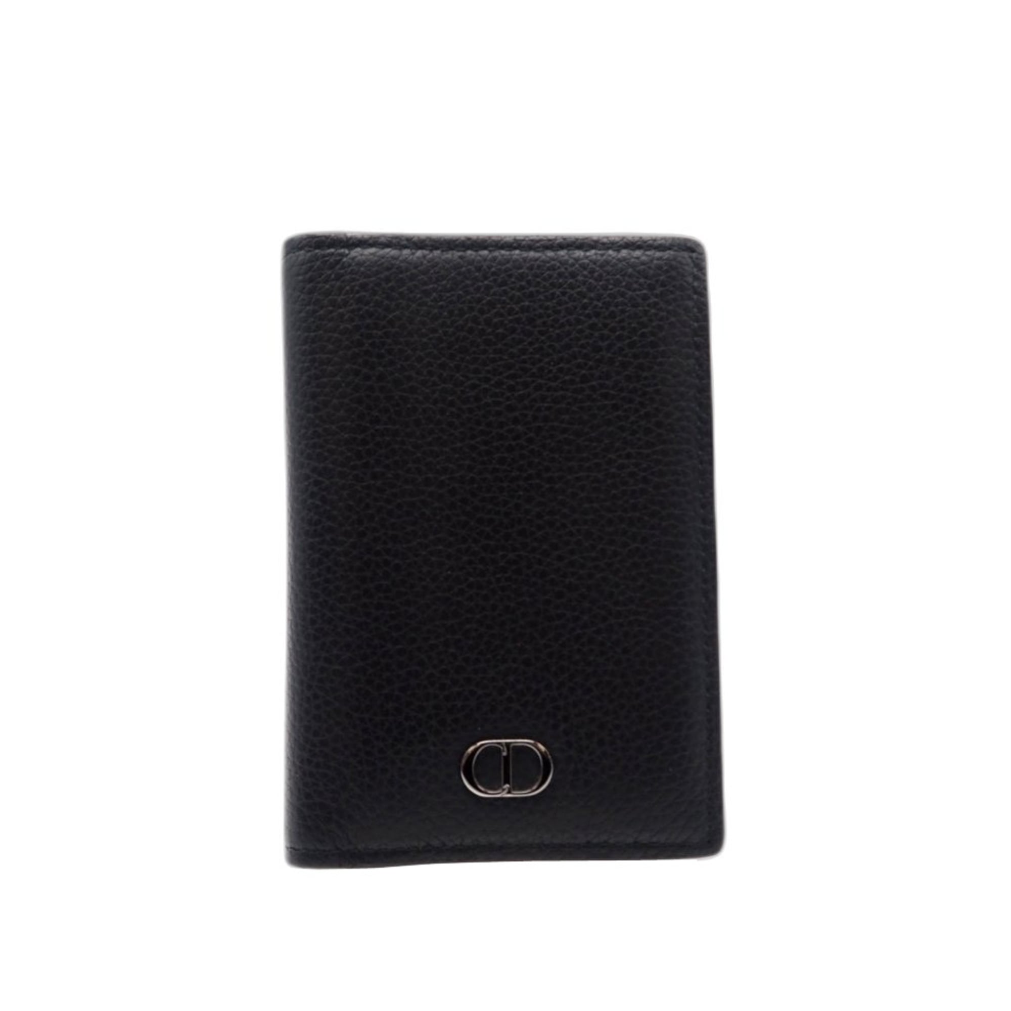 Christian Dior Leather Card Wallet (Pre-Owned)