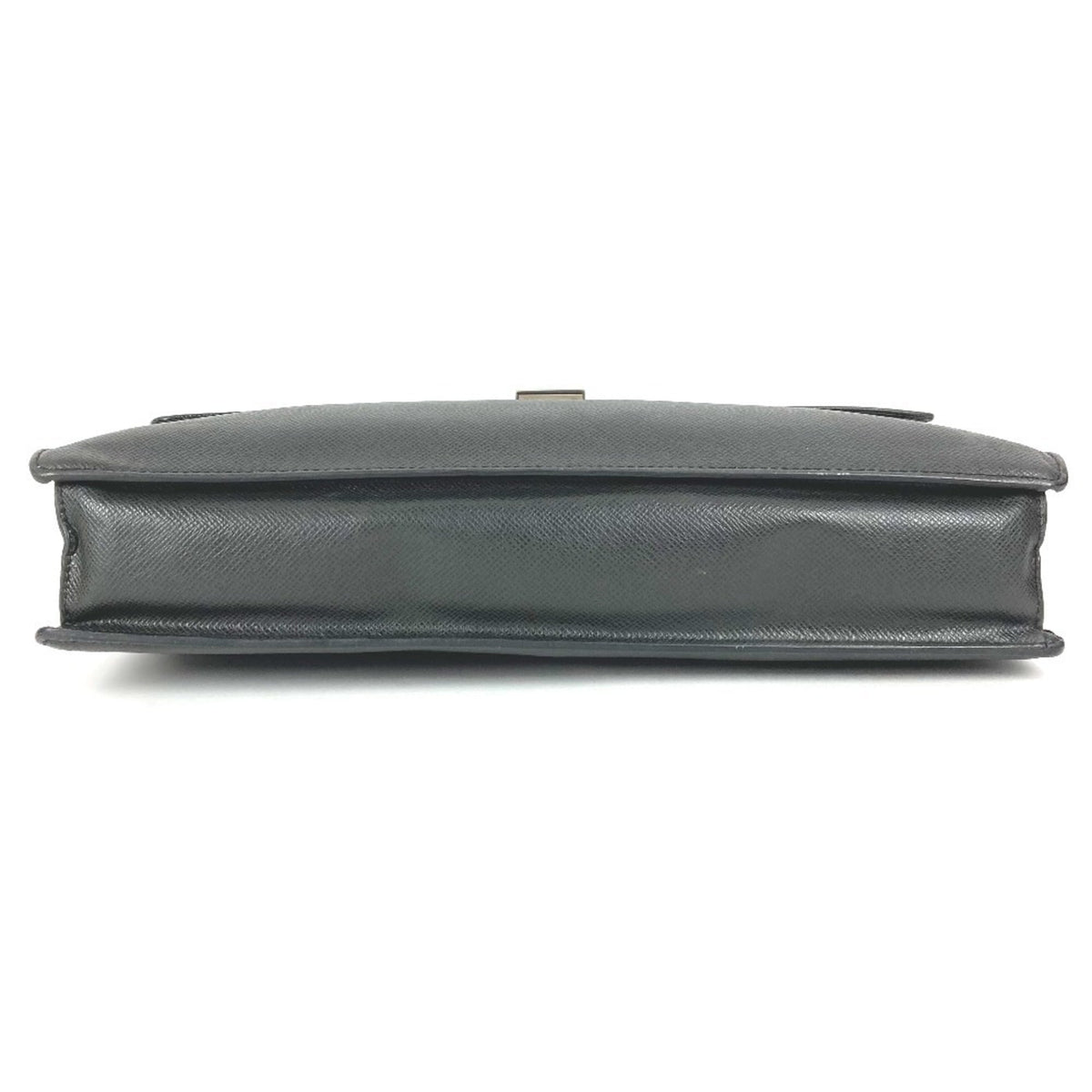 Louis Vuitton Ardoise Black Taiga Leather Briefcase Handbag (Pre-Owned)