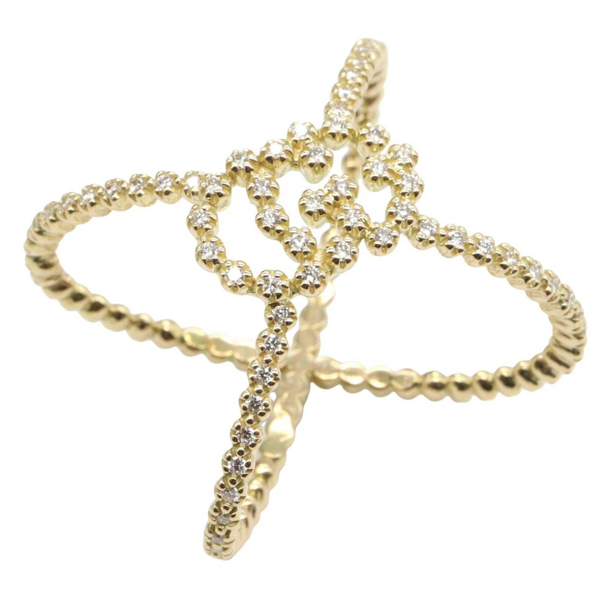 Gucci Clear Yellow Gold Yellow Gold (18K) Band Ring (Pre-Owned)