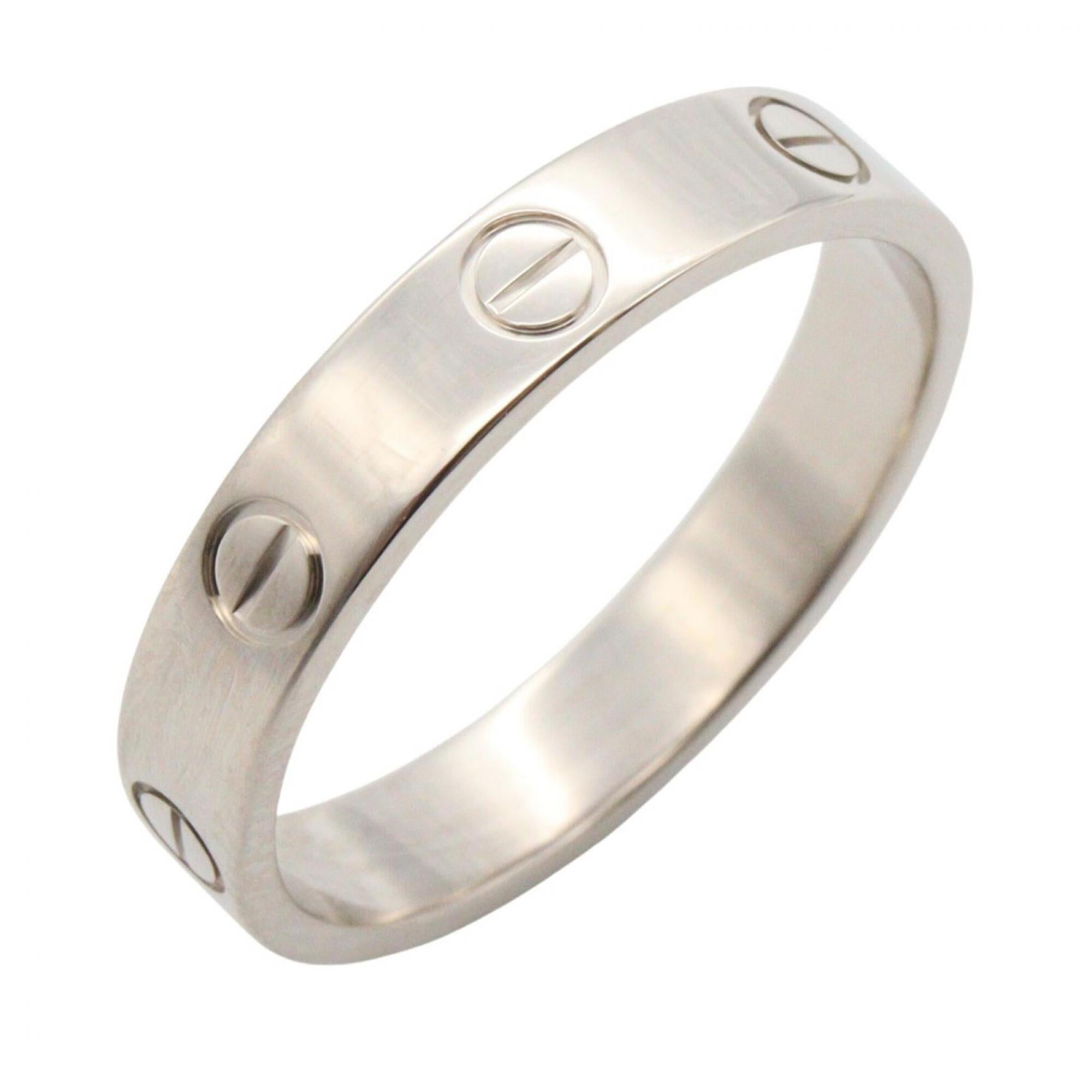 Cartier White Gold White Gold (18K) Band Ring (Pre-Owned)