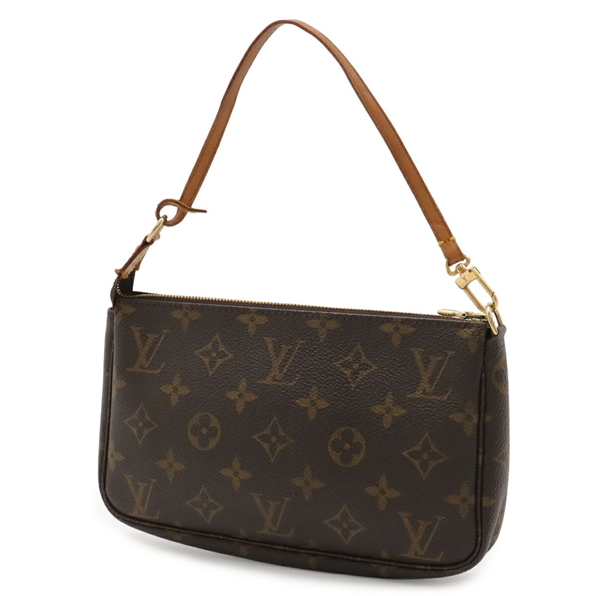 Louis Vuitton Brown Galle Monogram Monogram Handbag Pochette Pouch (Pre-Owned)