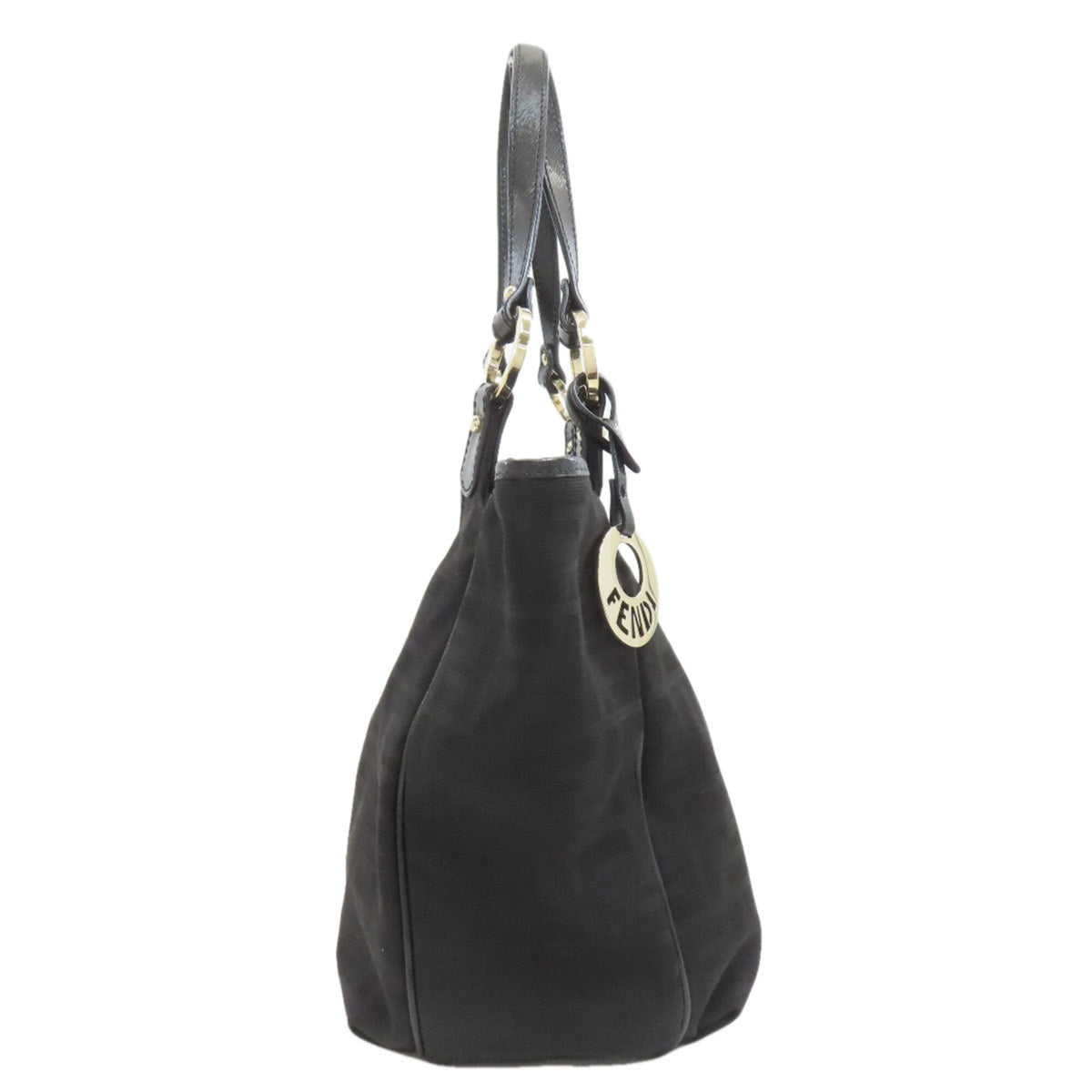 Fendi Zucca Black Pvc Tote Bag (Pre-Owned)