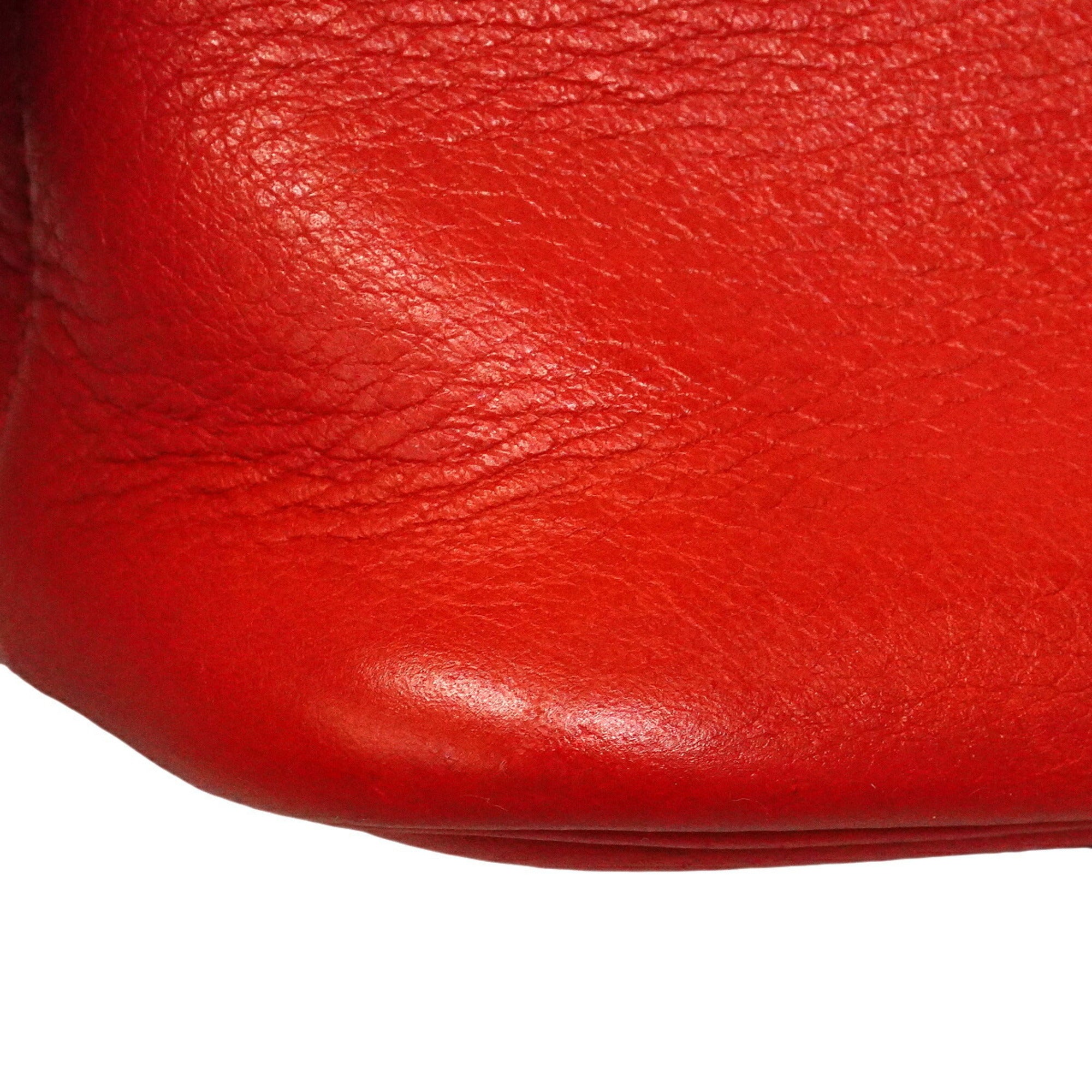 Hermes Rouge Vif Handbag (Pre-Owned)