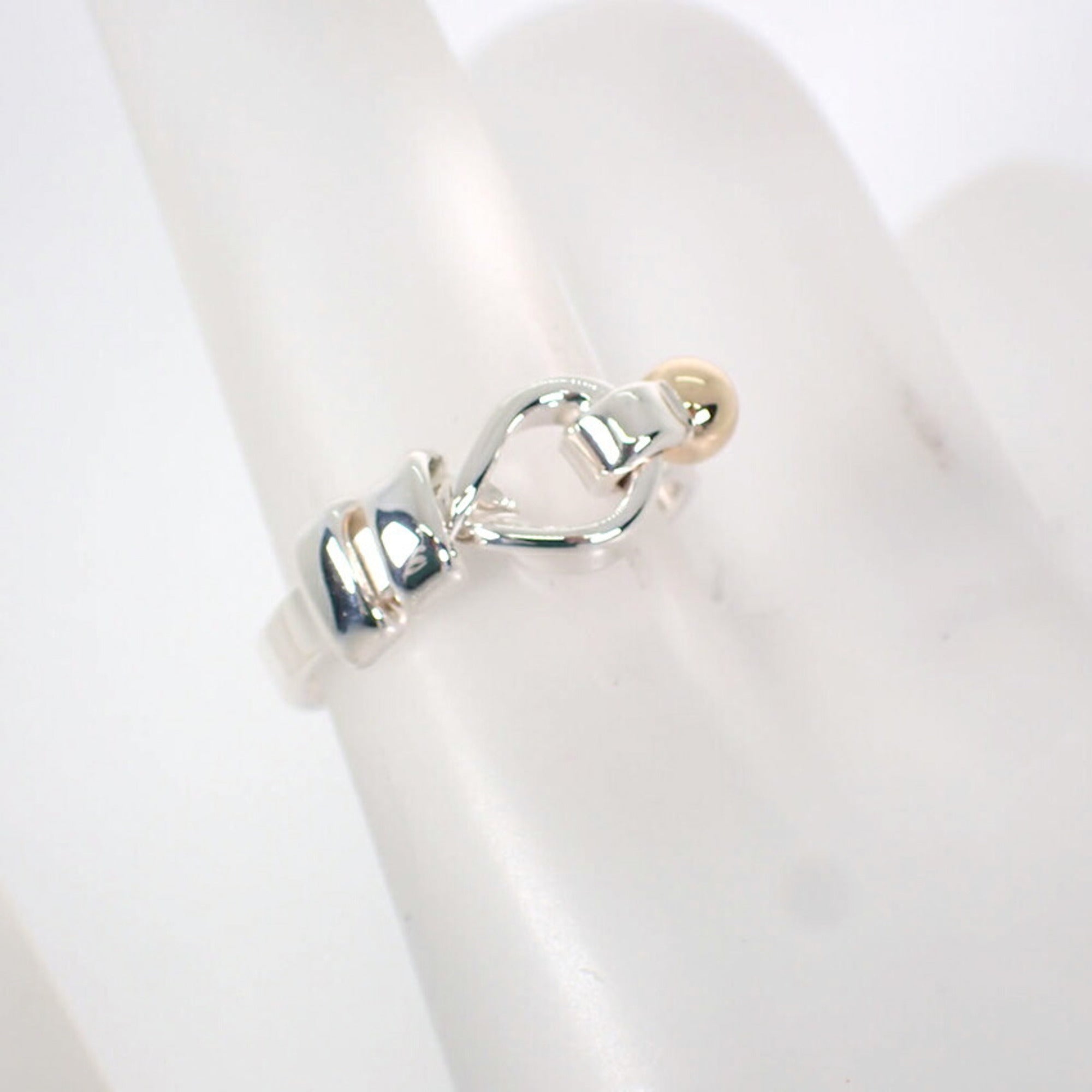 Tiffany Yellow Gold (18K) Sterling Silver 925 Band Ring (Pre-Owned)