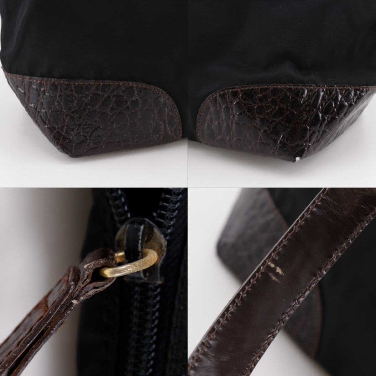 Prada Black Nylon Tote Bag (Pre-Owned)