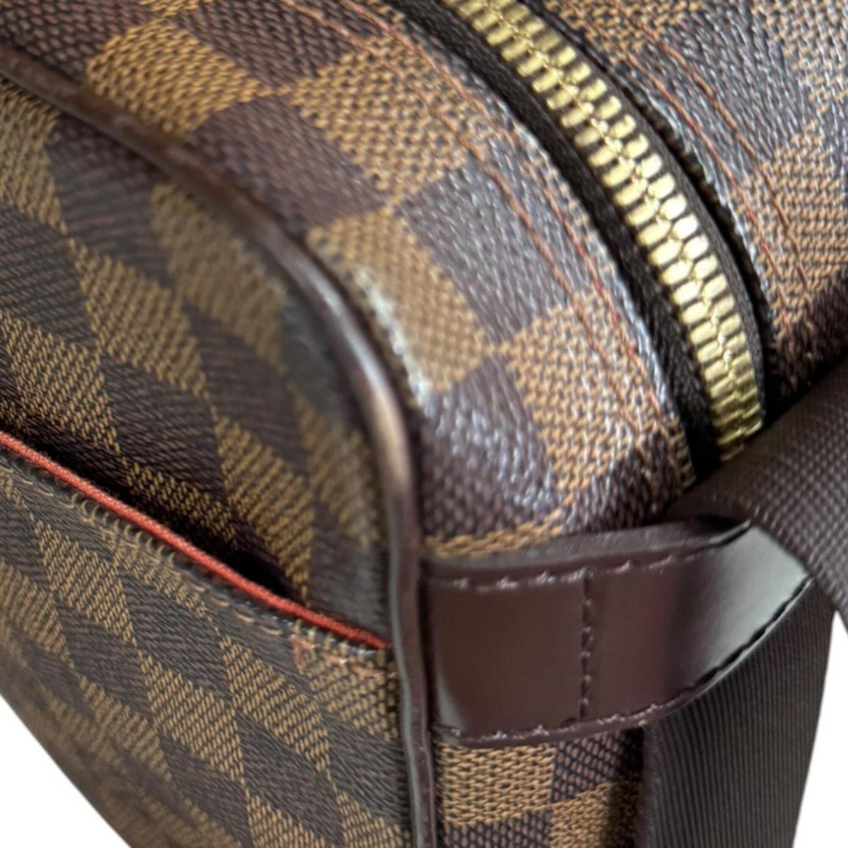Louis Vuitton Damier Brown Damier Canvas Shoulder Bag (Pre-Owned)