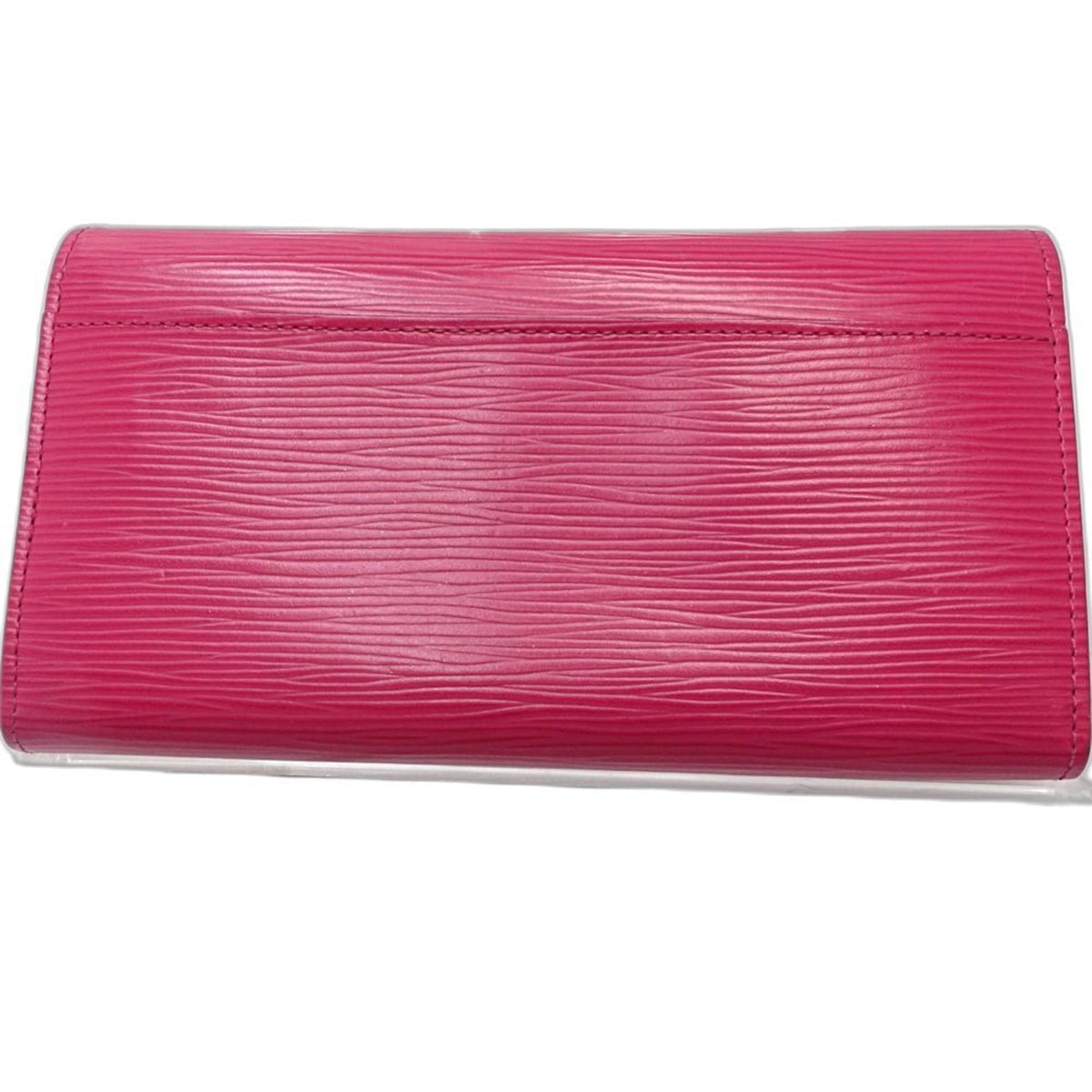 Louis Vuitton Hot Pink Leather Long Wallet (Bi-Fold) (Pre-Owned)