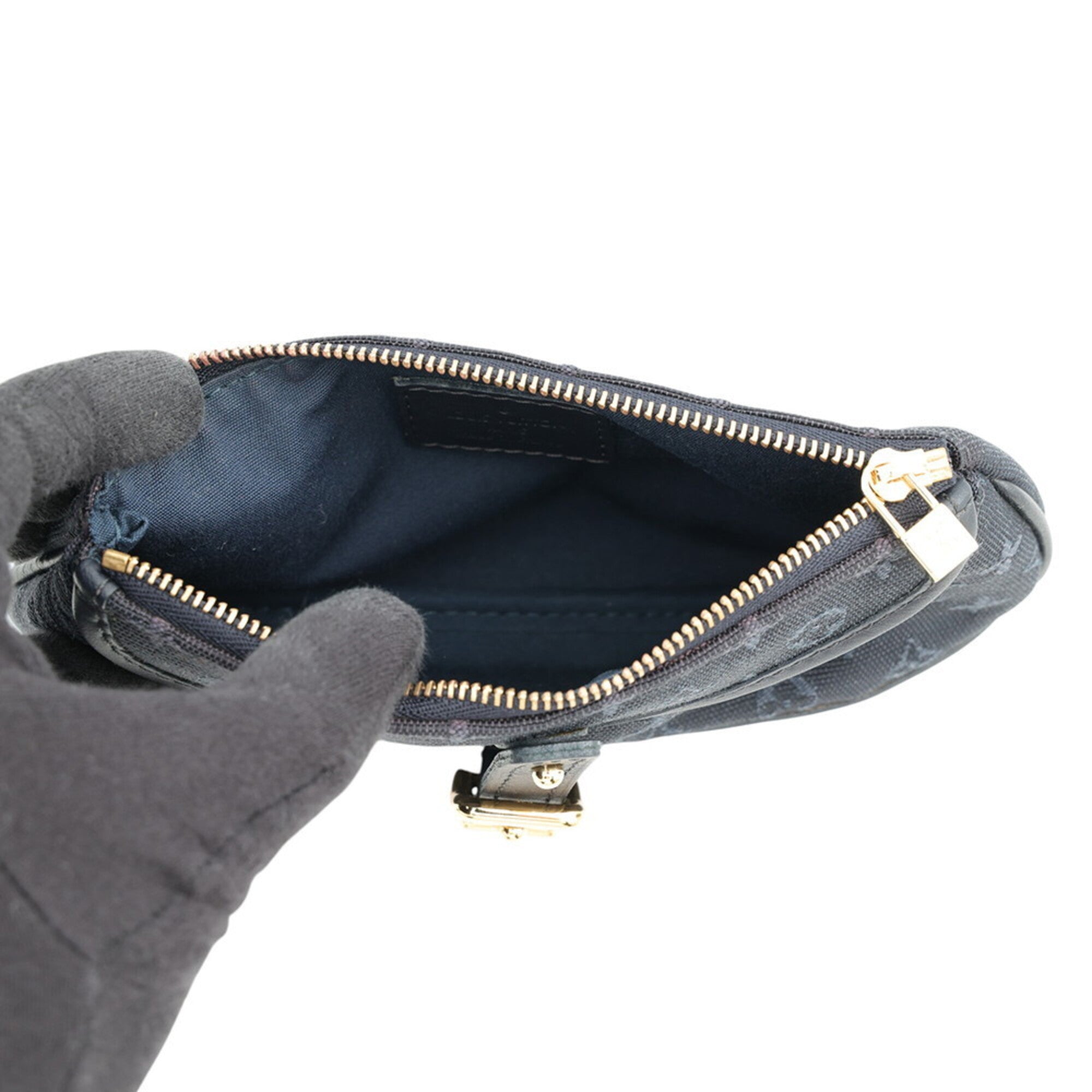 Louis Vuitton Blue Monogram Mini Pouch (Pre-Owned)