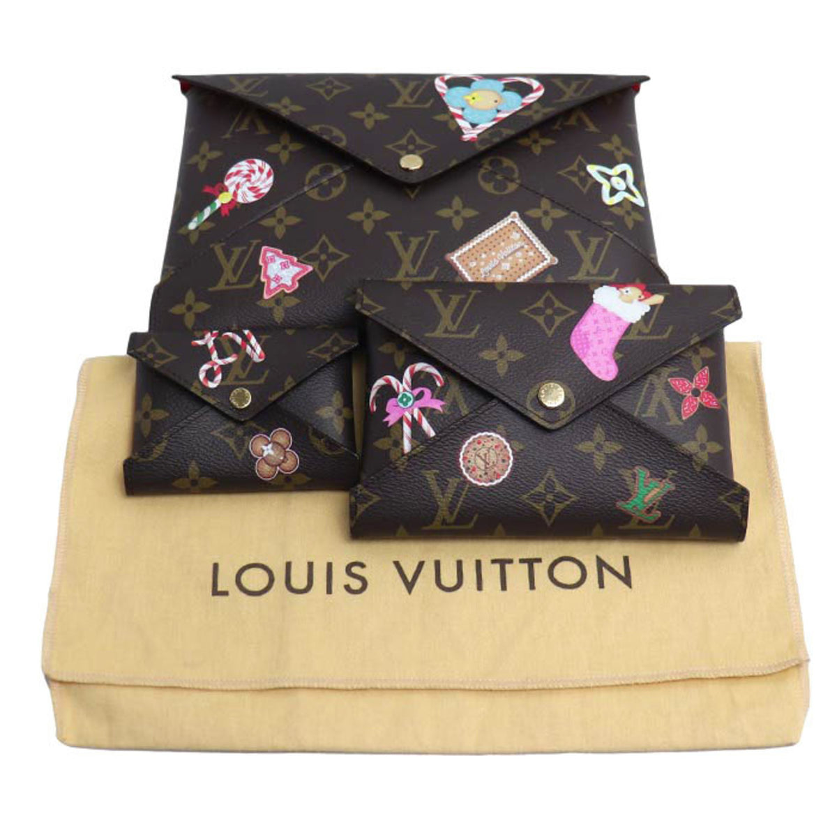Louis Vuitton Brown Monogram Clutch Bag (Pre-Owned)