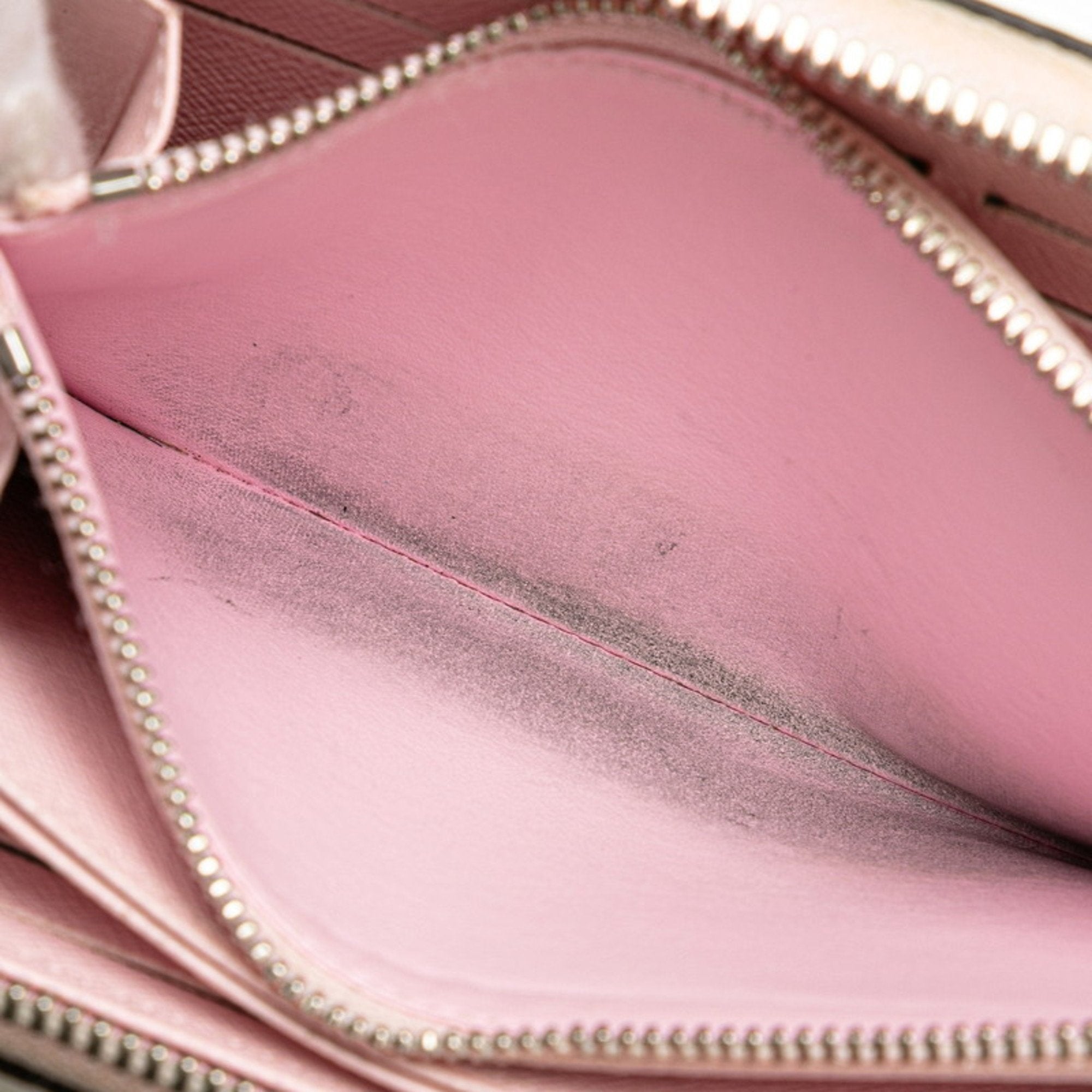 Louis Vuitton Multi-Color Pink Pvc Leather Long Wallet (Bi-Fold) (Pre-Owned)