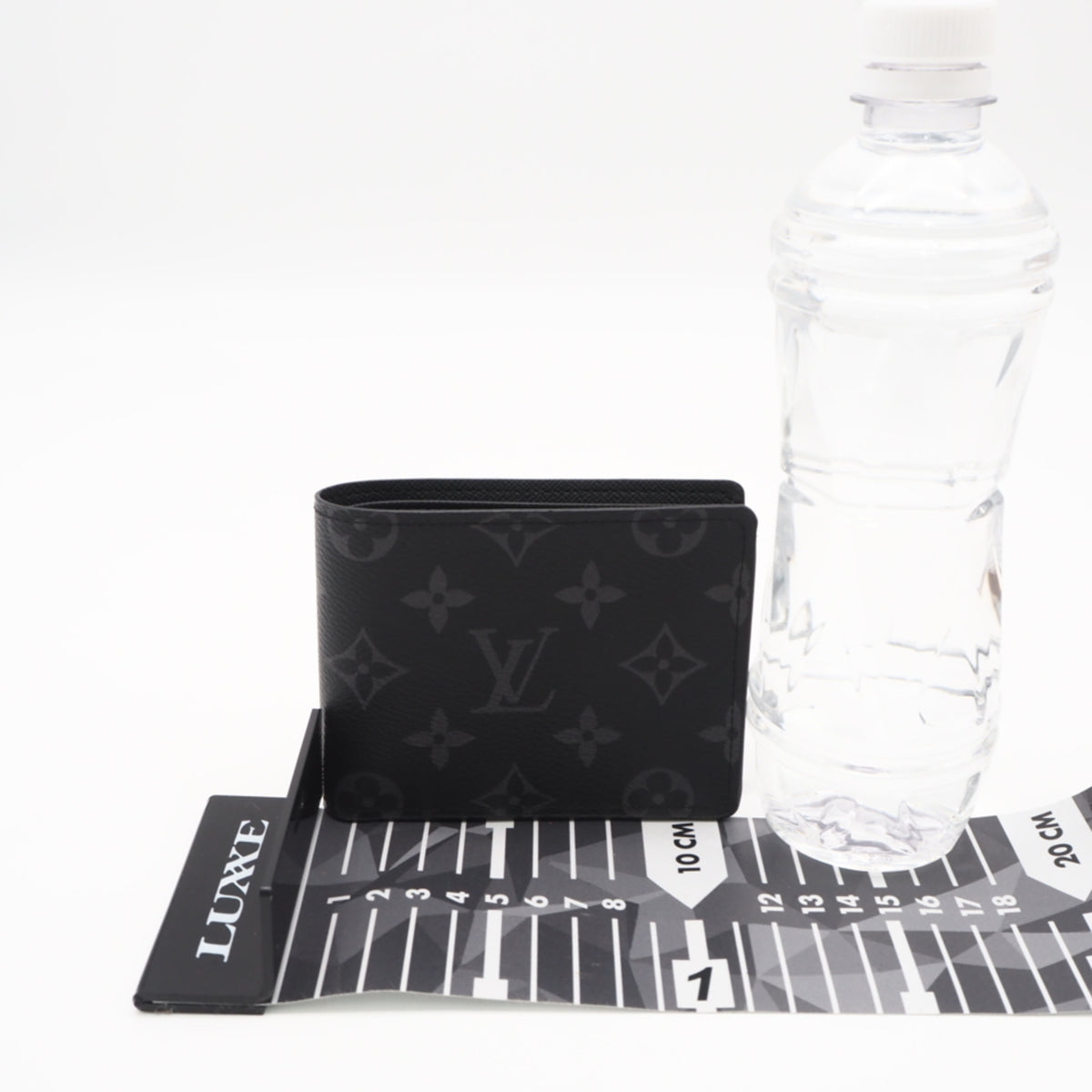 Louis Vuitton Monogram Eclipse Black Gray Coated Canvas Leather Wallet (Bi-Fold) (Pre-Owned)