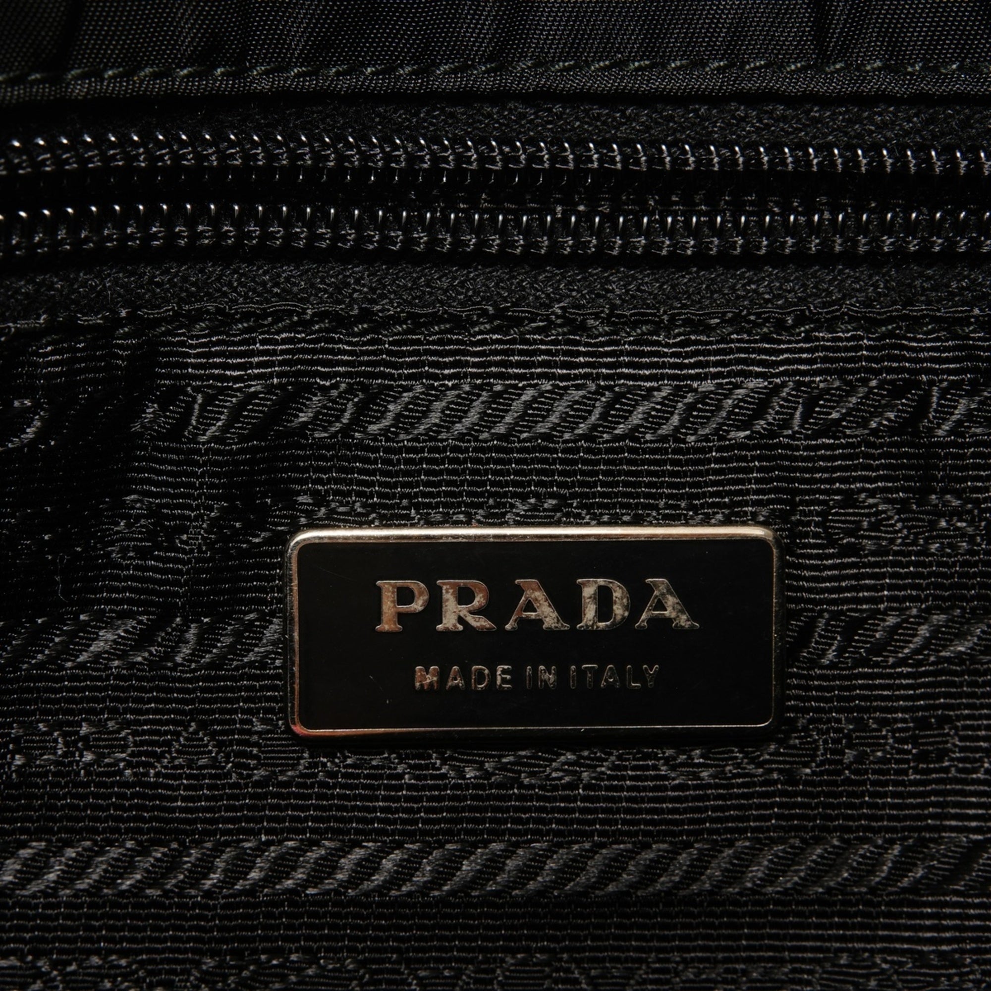 Prada Black Nylon Shoulder Bag (Pre-Owned)