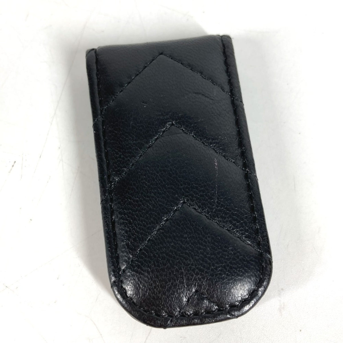 Chanel Black Leather Money Clip (Pre-Owned)