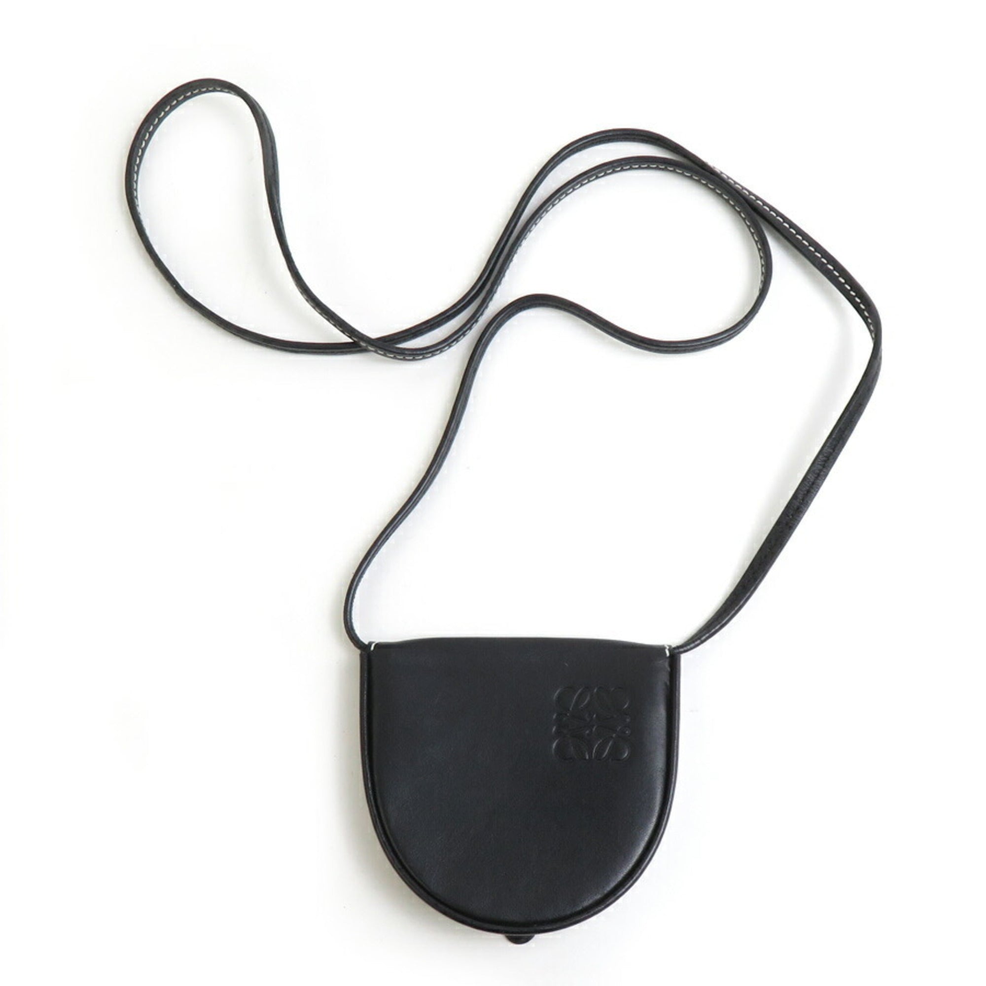 Loewe Black Leather Pochette Pouch (Pre-Owned)