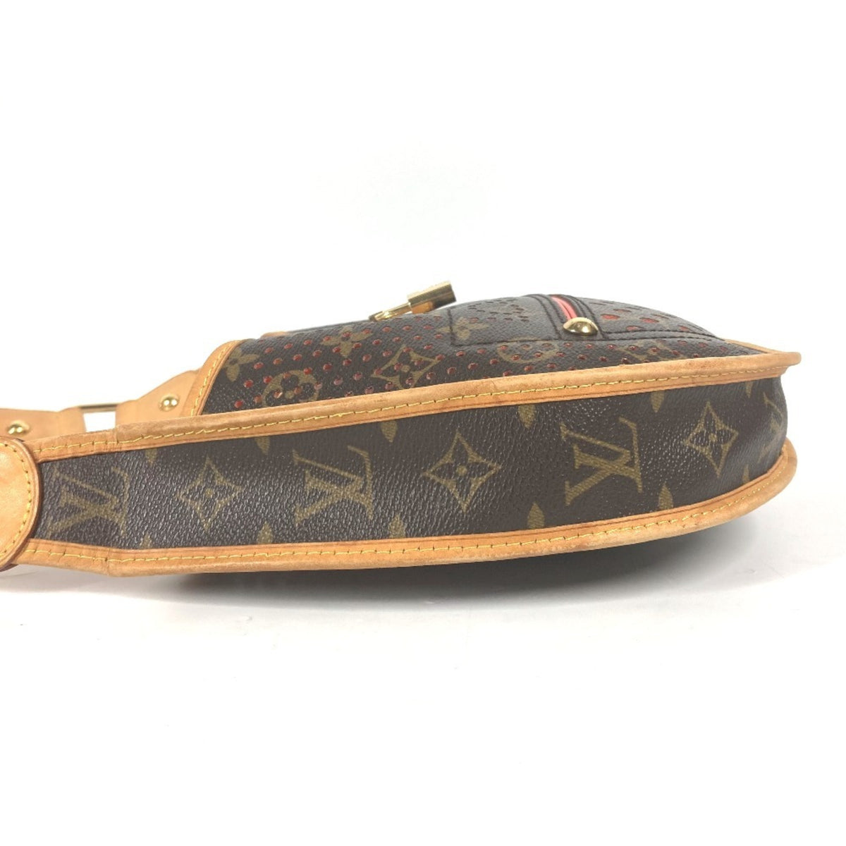 Louis Vuitton Brown Orange Monogram Shoulder Bag (Pre-Owned)