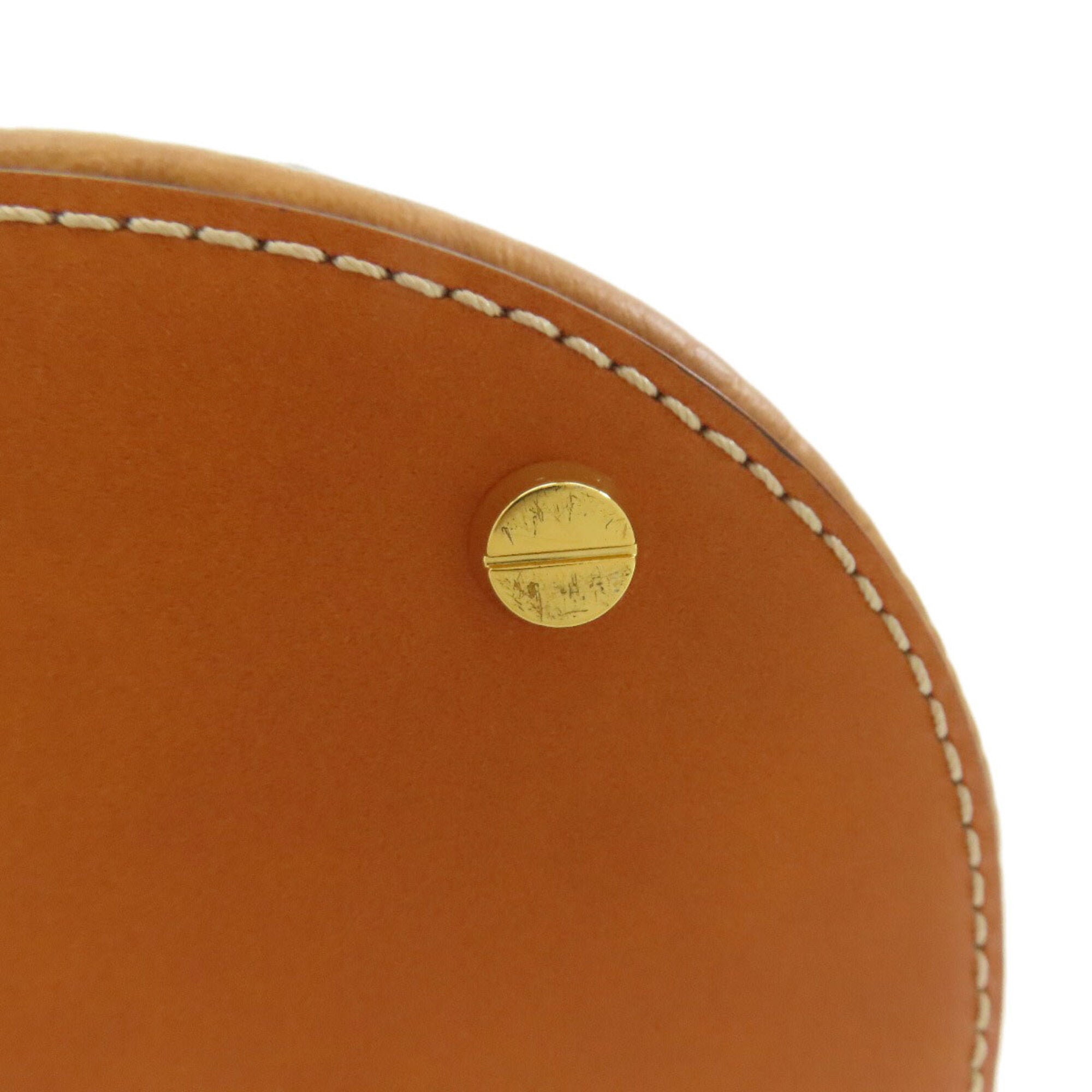Mcm Brown Pvc Handbag (Pre-Owned)
