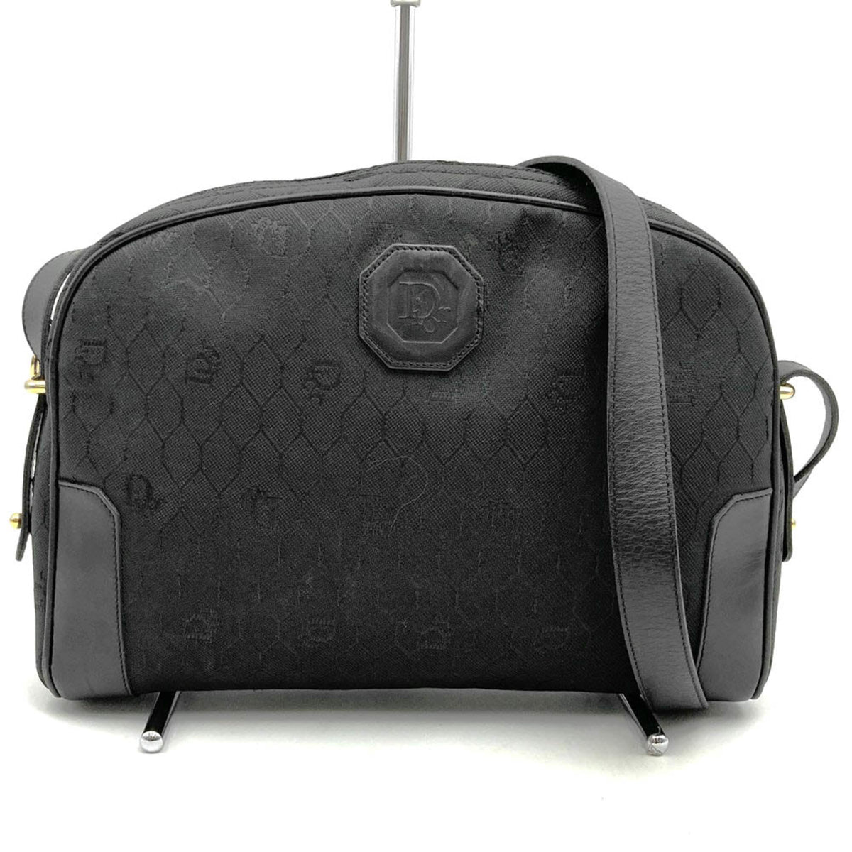Christian Dior Black Canvas Shoulder Bag (Pre-Owned)