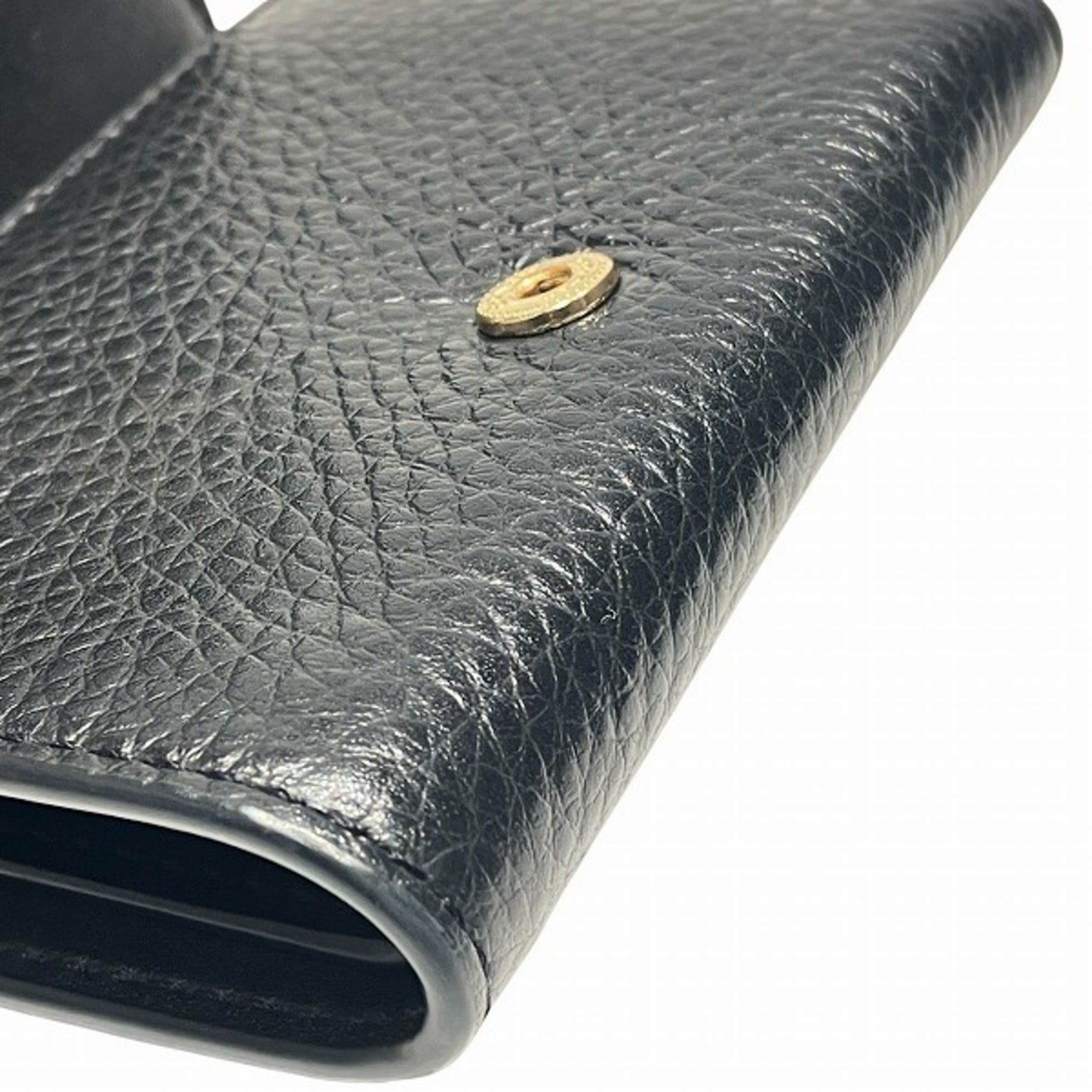 Coach Black Leather Wallet (Tri-Fold) (Pre-Owned)