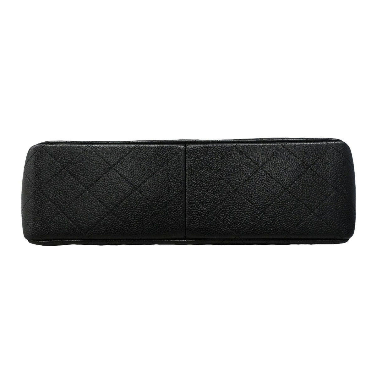 Chanel Black Grained Calfskin Shoulder Bag (Pre-Owned)