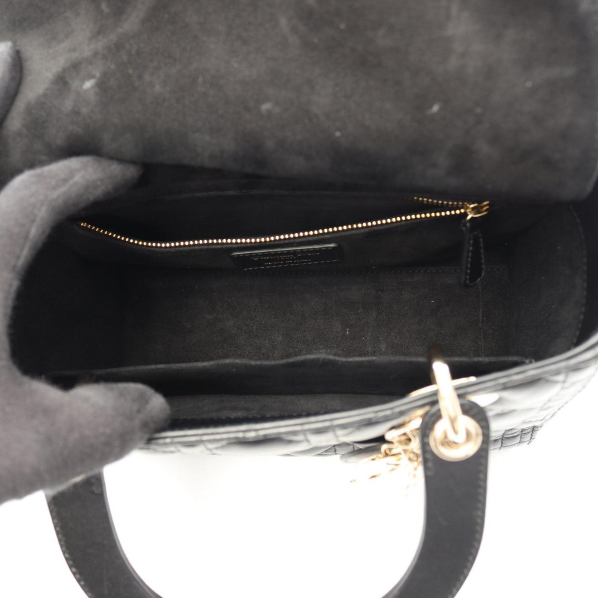 Christian Dior Black Leather Handbag (Pre-Owned)
