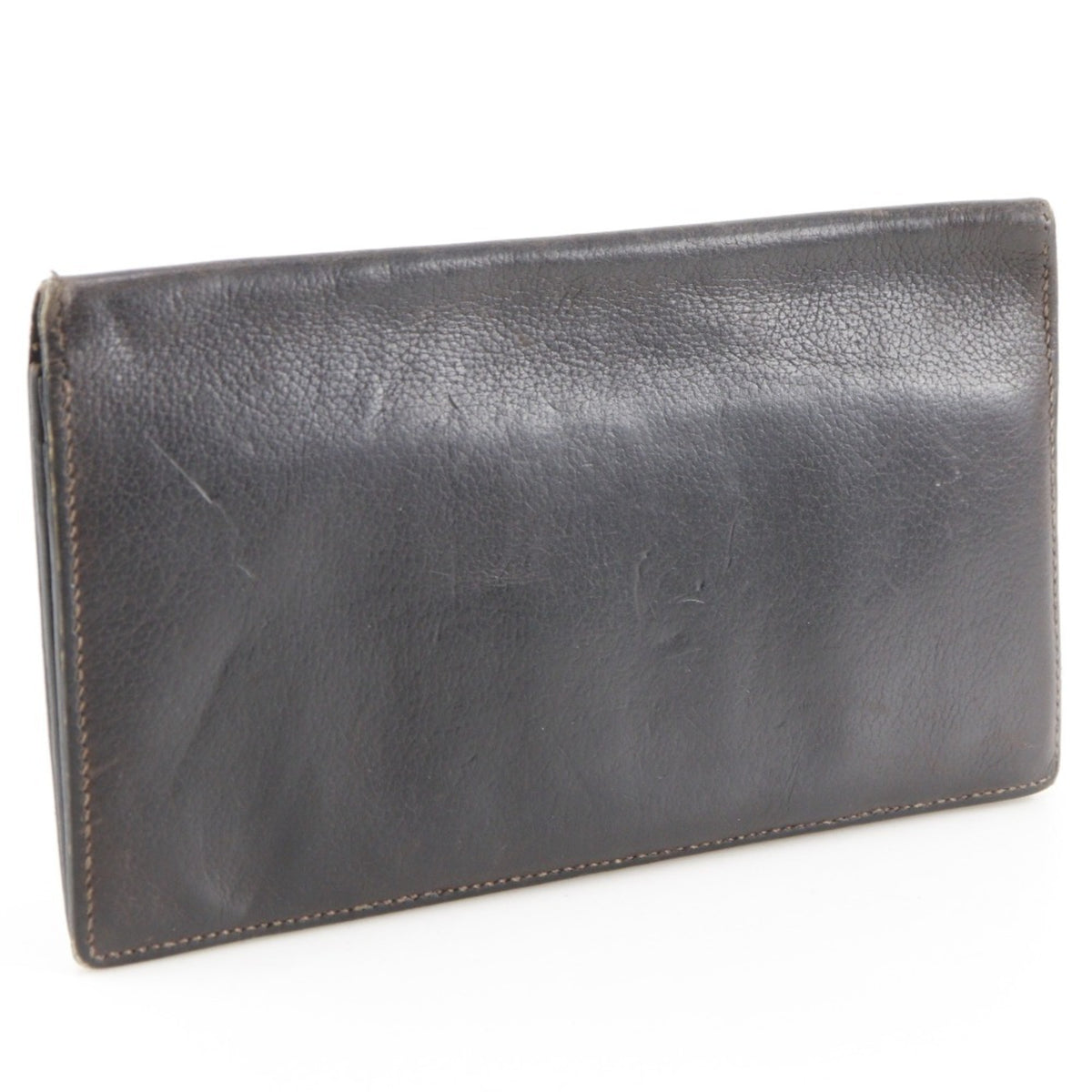 Hermes Brown Leather Bill Wallet (Bi-Fold) (Pre-Owned)