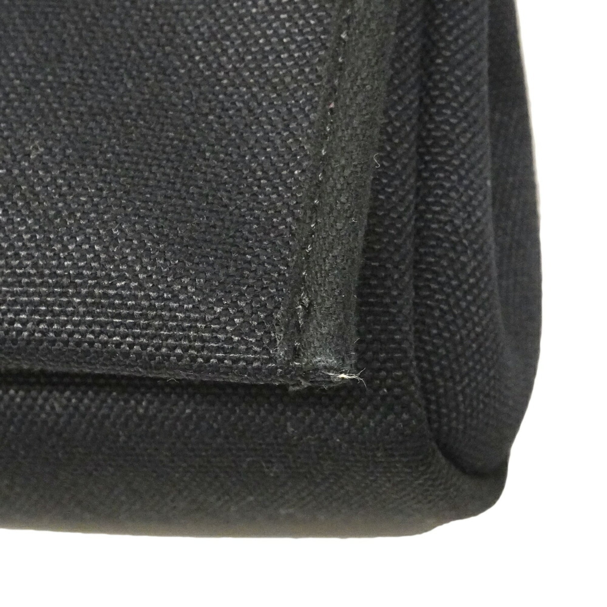 Hermes Black Toile Officier Shoulder Bag (Pre-Owned)