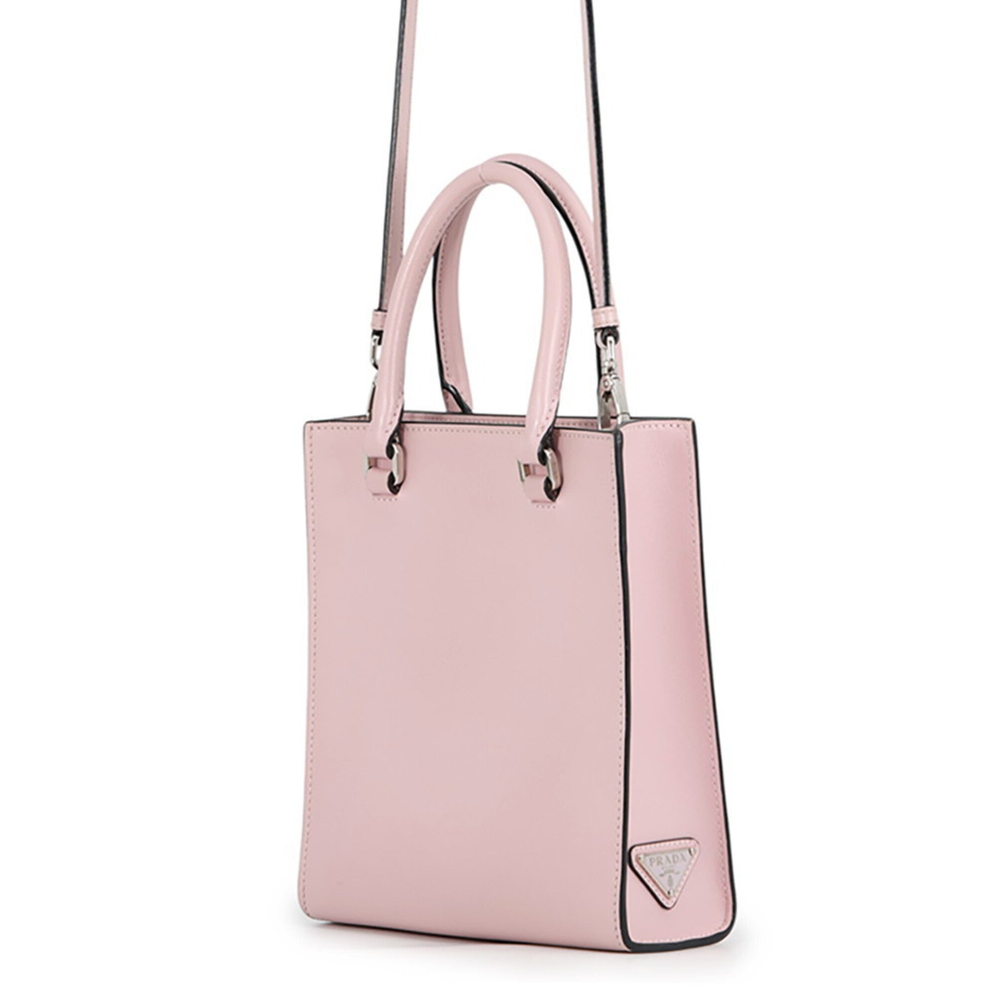 Prada Pink Leather Handbag (Pre-Owned)