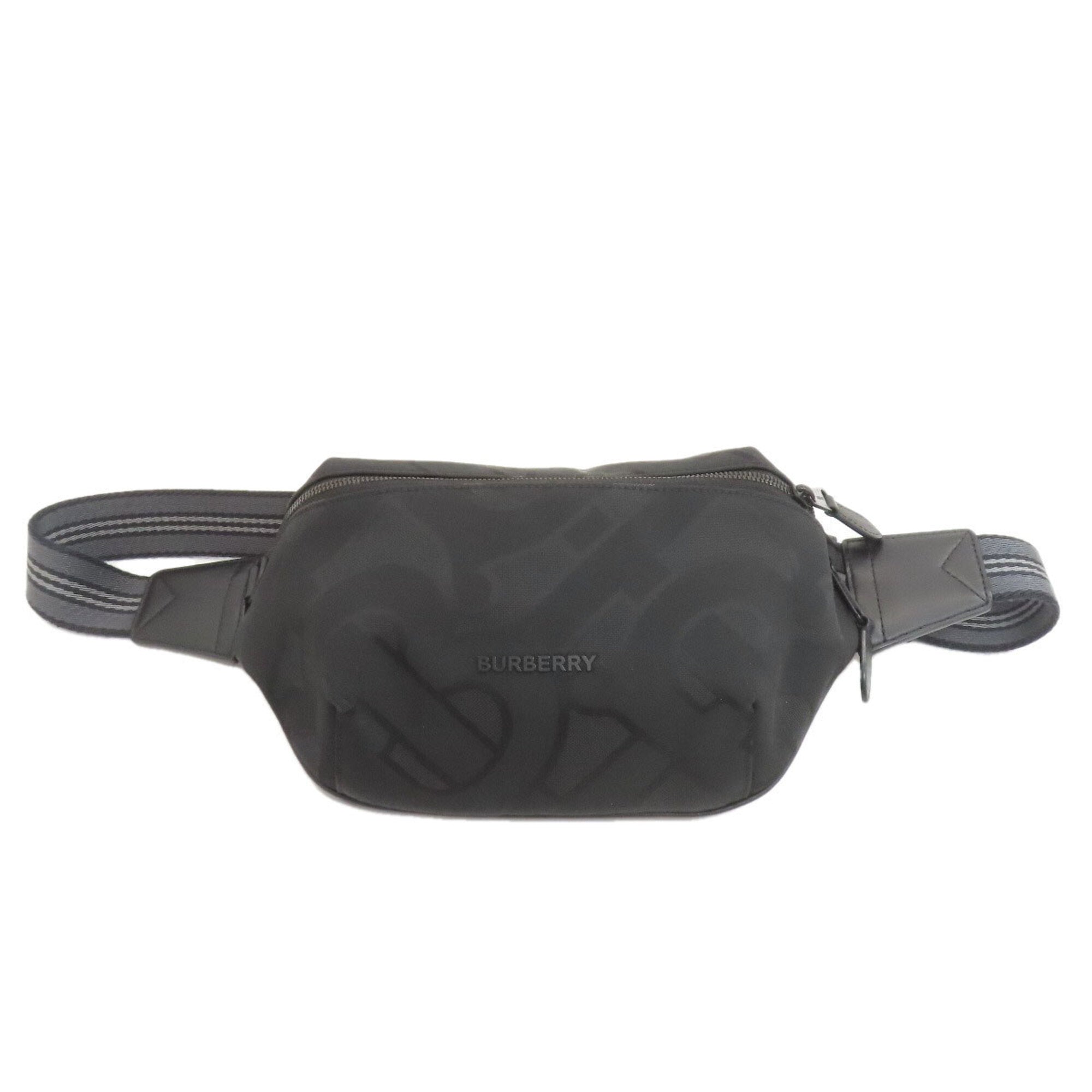 Burberry Black Nylon Canvas Sling Bag (Pre-Owned)