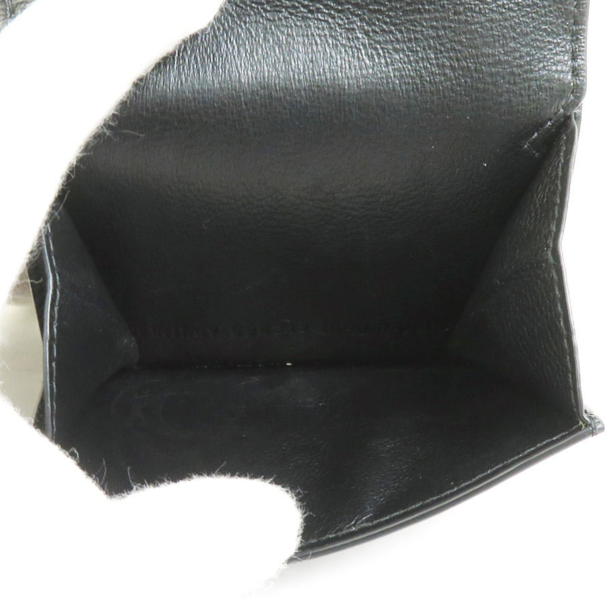 Balenciaga Black Leather Wallet (Tri-Fold) (Pre-Owned)